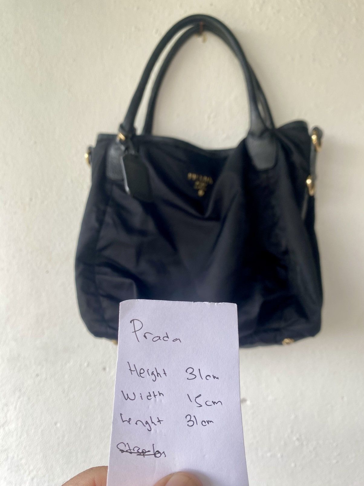 Prada PRADA Made In Italy Shoulder Bag material Leather and nylon Size ONE SIZE - 25 Thumbnail