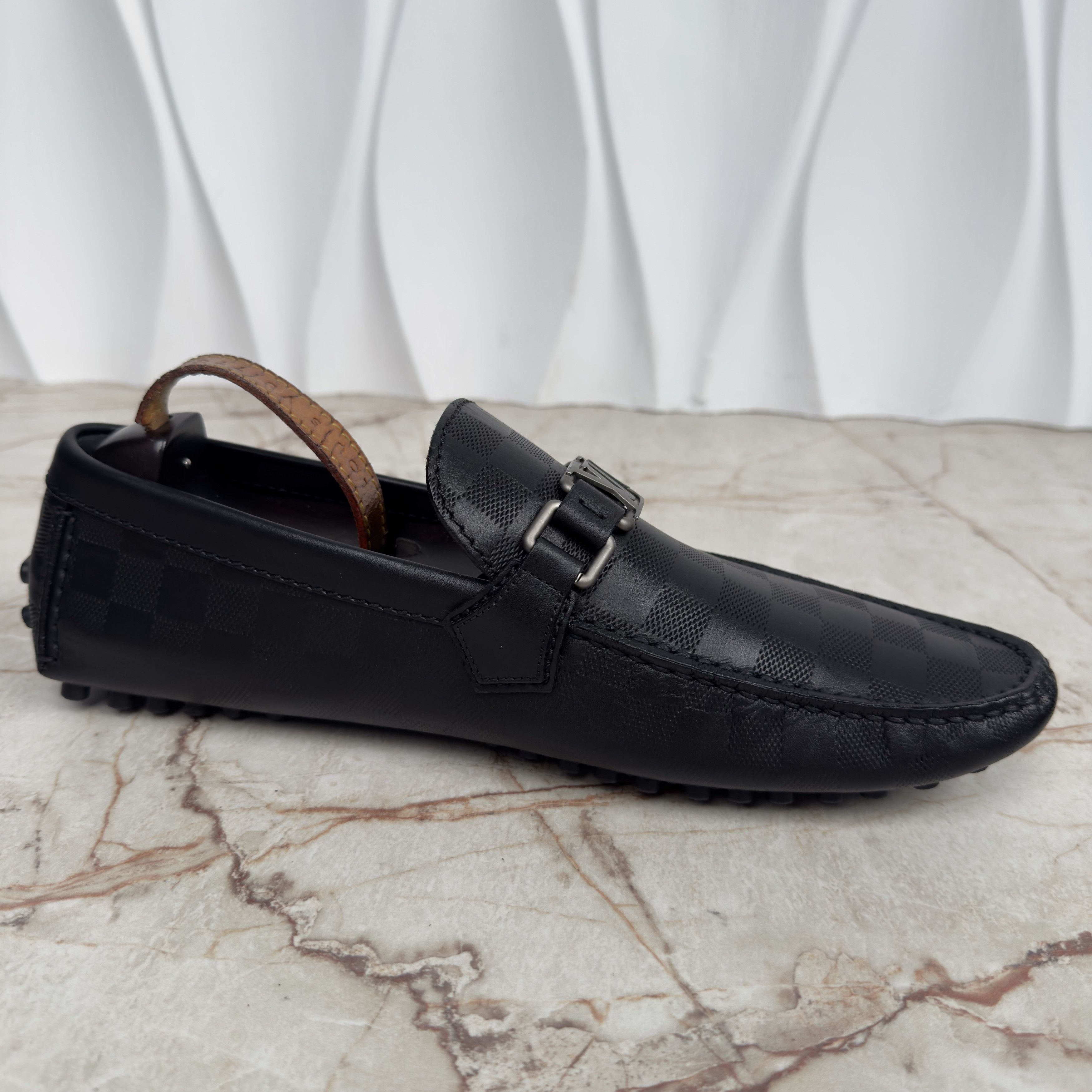 Louis Vuitton Hockenheim Damier Infini Driving Moccasins Size US 10.5 / EU 43-44 - 7 Thumbnail