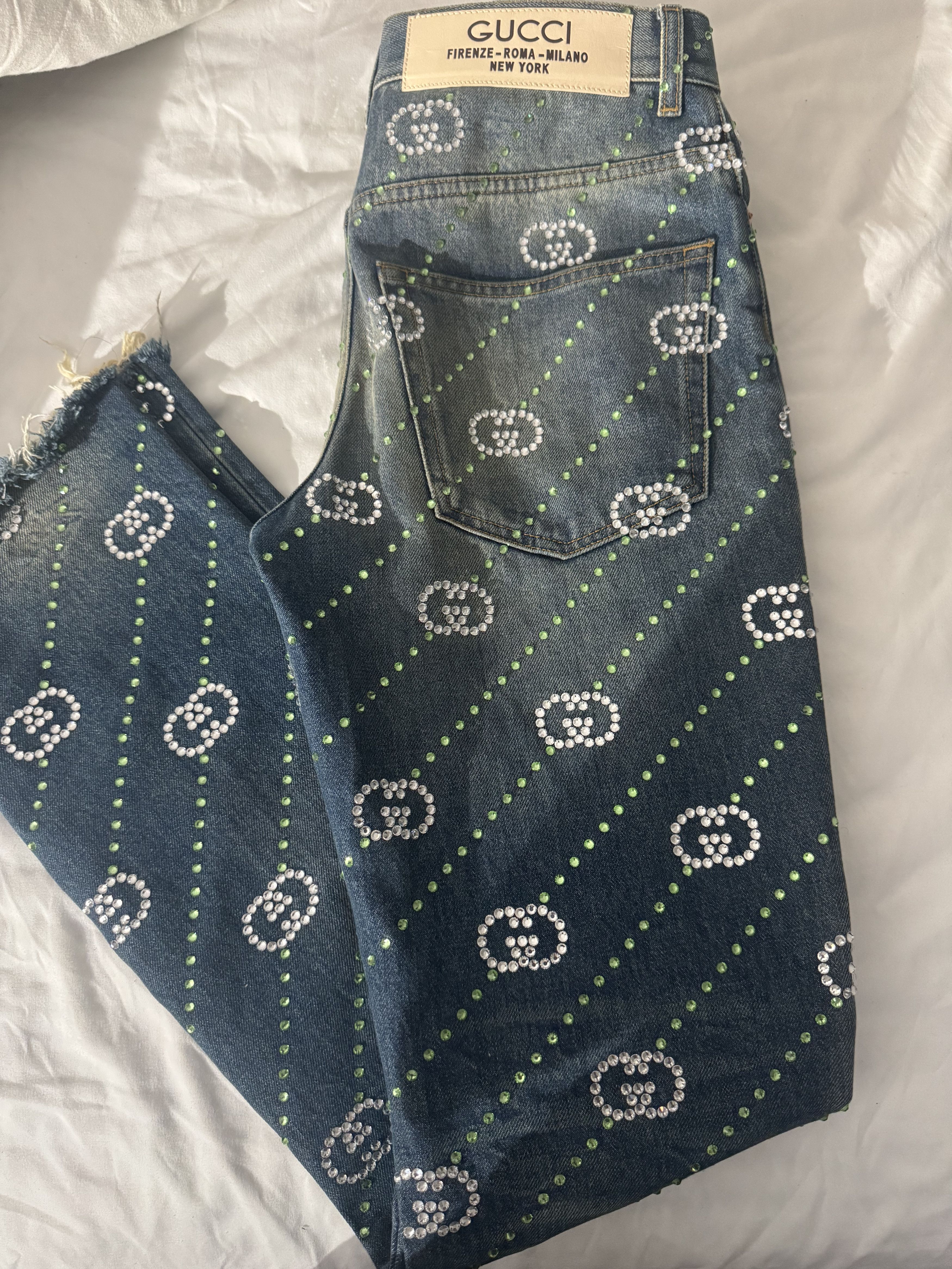Gucci Gucci interlocking G frayed edge jeans Size US 32 / EU 48 - 8 Thumbnail