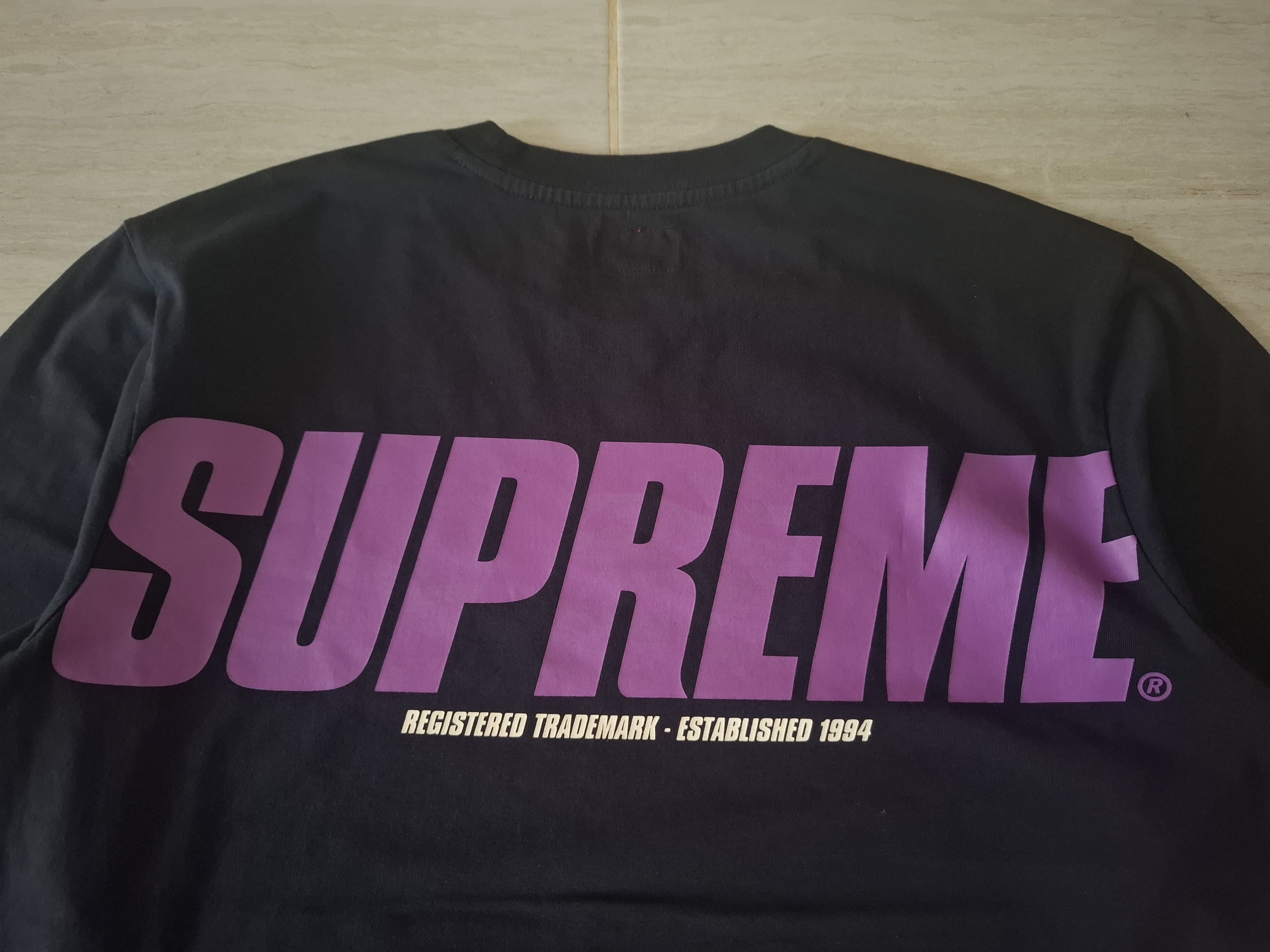 Supreme Supreme long Sleeve shirt blue navy Size US M / EU 48-50 / 2 - 2 Thumbnail