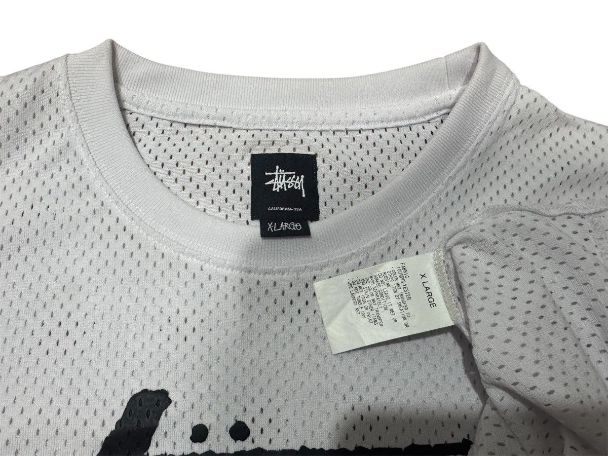 Other Stussy Jersey Big Logo White Hip Hop Style Size US XL / EU 56 / 4 - 4 Thumbnail