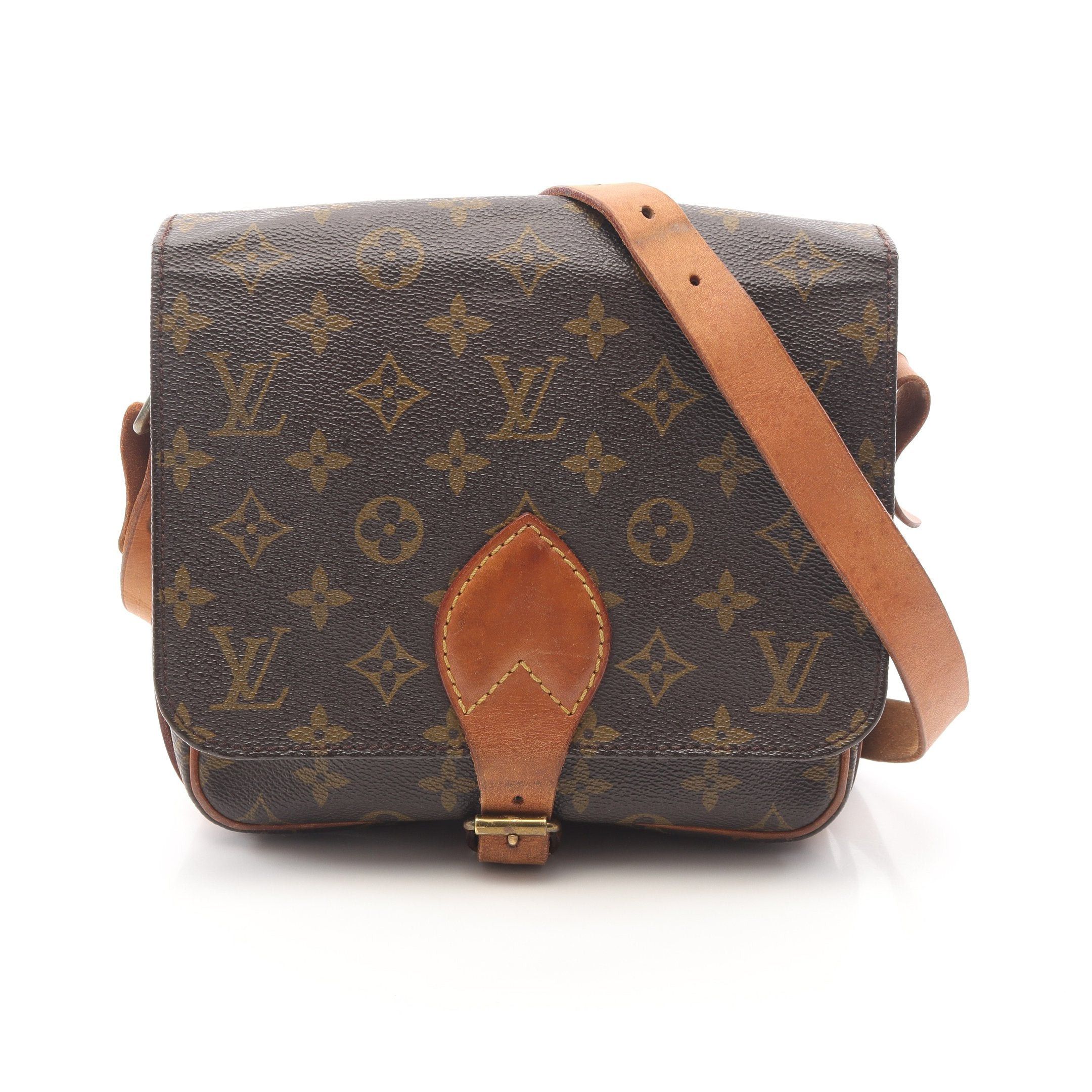 Louis Vuitton Louis Vuitton Cartesier Mm Monogram Shoulder Bag Leather Brown Size ONE SIZE - 1 Thumbnail