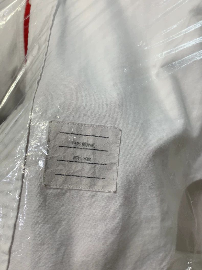 Thom Browne Thom Browne White cardigan with colored stripes Size US XS / EU 42 / 0 - 6 Thumbnail