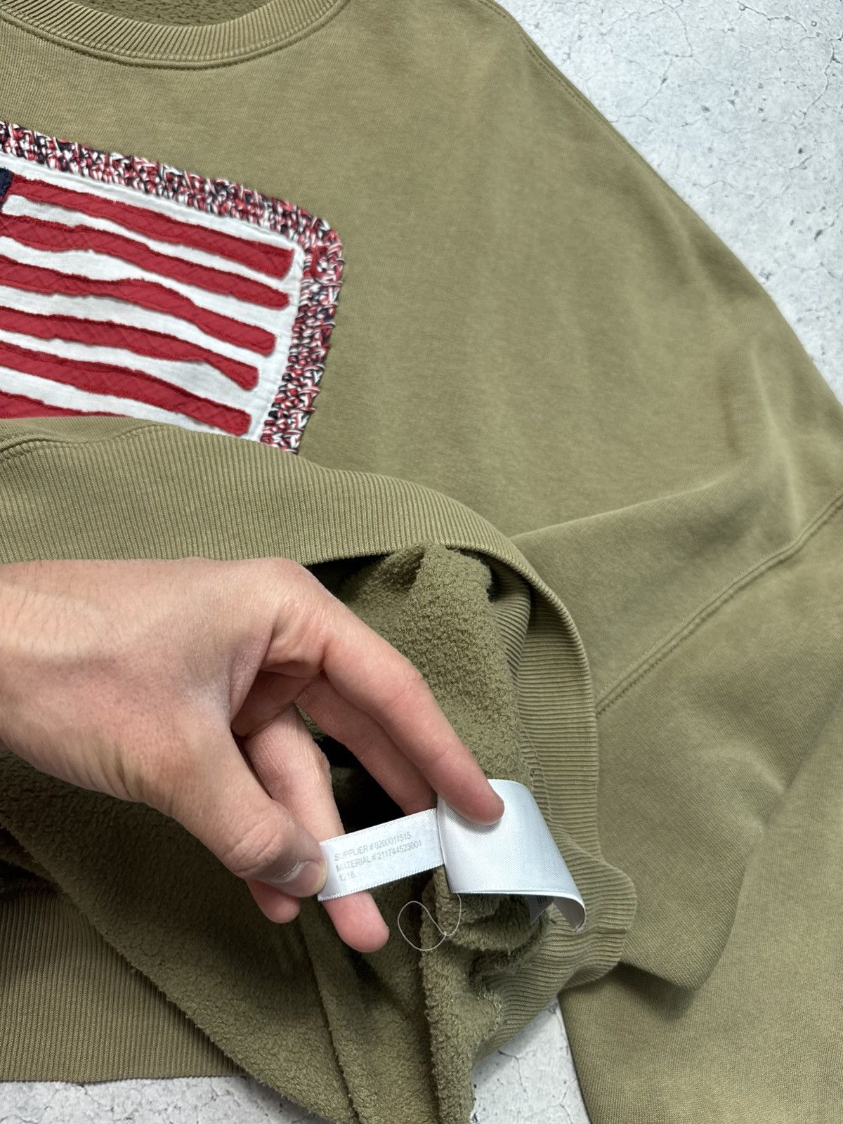 Polo Ralph Lauren Polo Ralph Lauren USA Flag Oversize Sweatshirt Vintage Size US XL / EU 56 / 4 - 9 Thumbnail