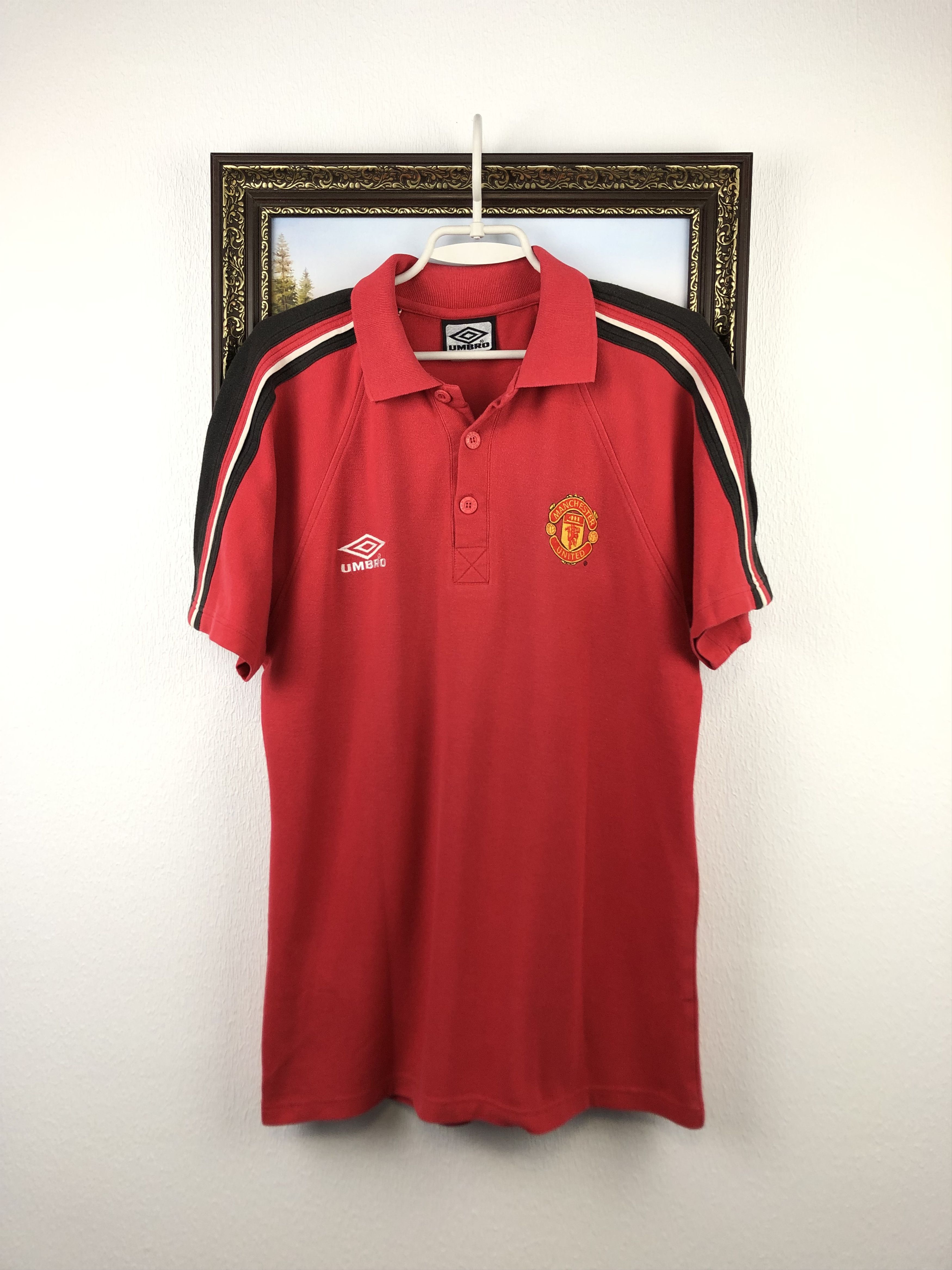 Umbro Vintage Manchester United Football Shirt Jersey Soccer Rare Size US M / EU 48-50 / 2 - 1 Thumbnail