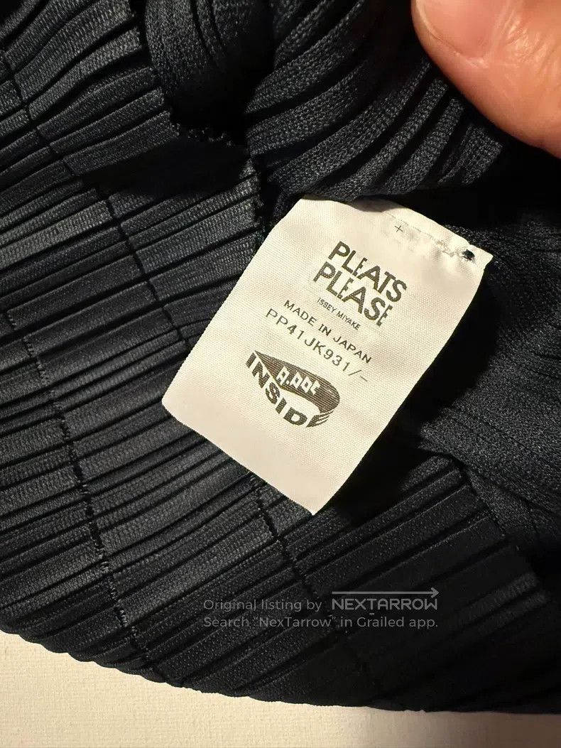Issey Miyake Issey Miyake size:one size Charcoal Black Pleated Short Sl Size XXS / US 00 / IT 34 - 4 Thumbnail