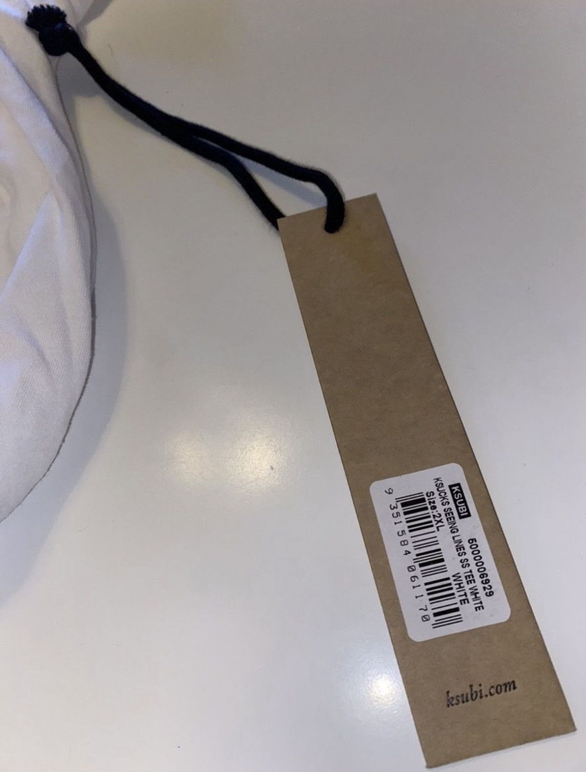 Ksubi Ksubi Ksucks Seeing Lines tee ‘white’ Size US XXL / EU 58 / 5 - 5 Thumbnail