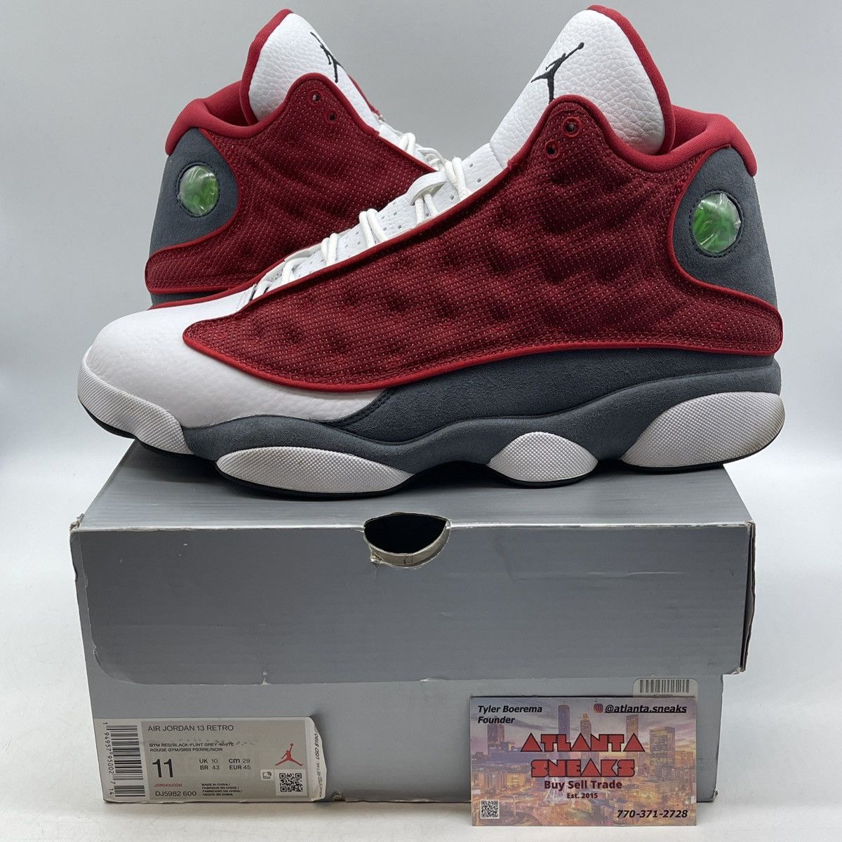 Jordan Brand Air Jordan 13 red flint Size US 11 / EU 44 - 1 Thumbnail