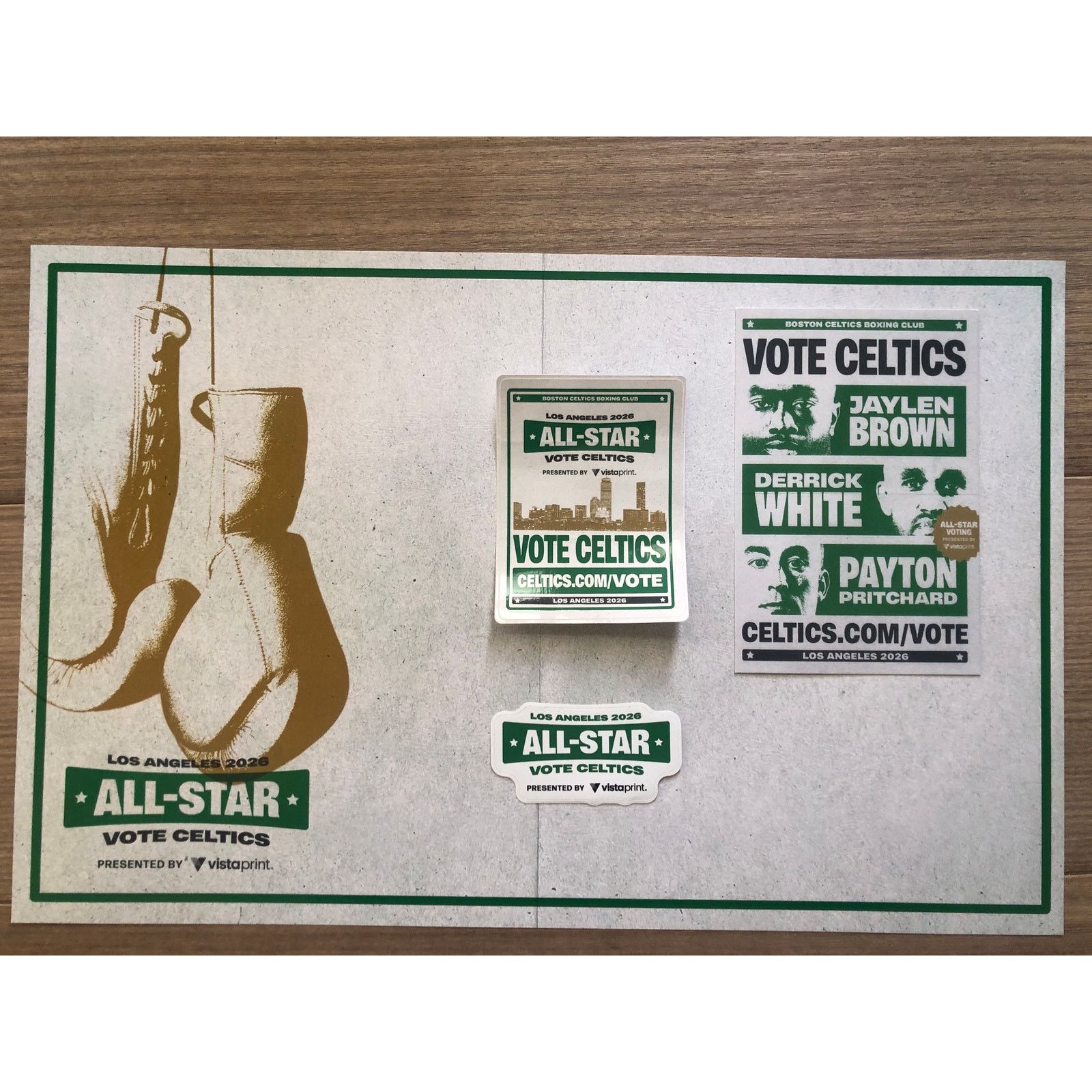 NBA Boston Celtics All-Star 2026 Vote Poster & Sticker Bundle Size ONE SIZE - 1 Thumbnail