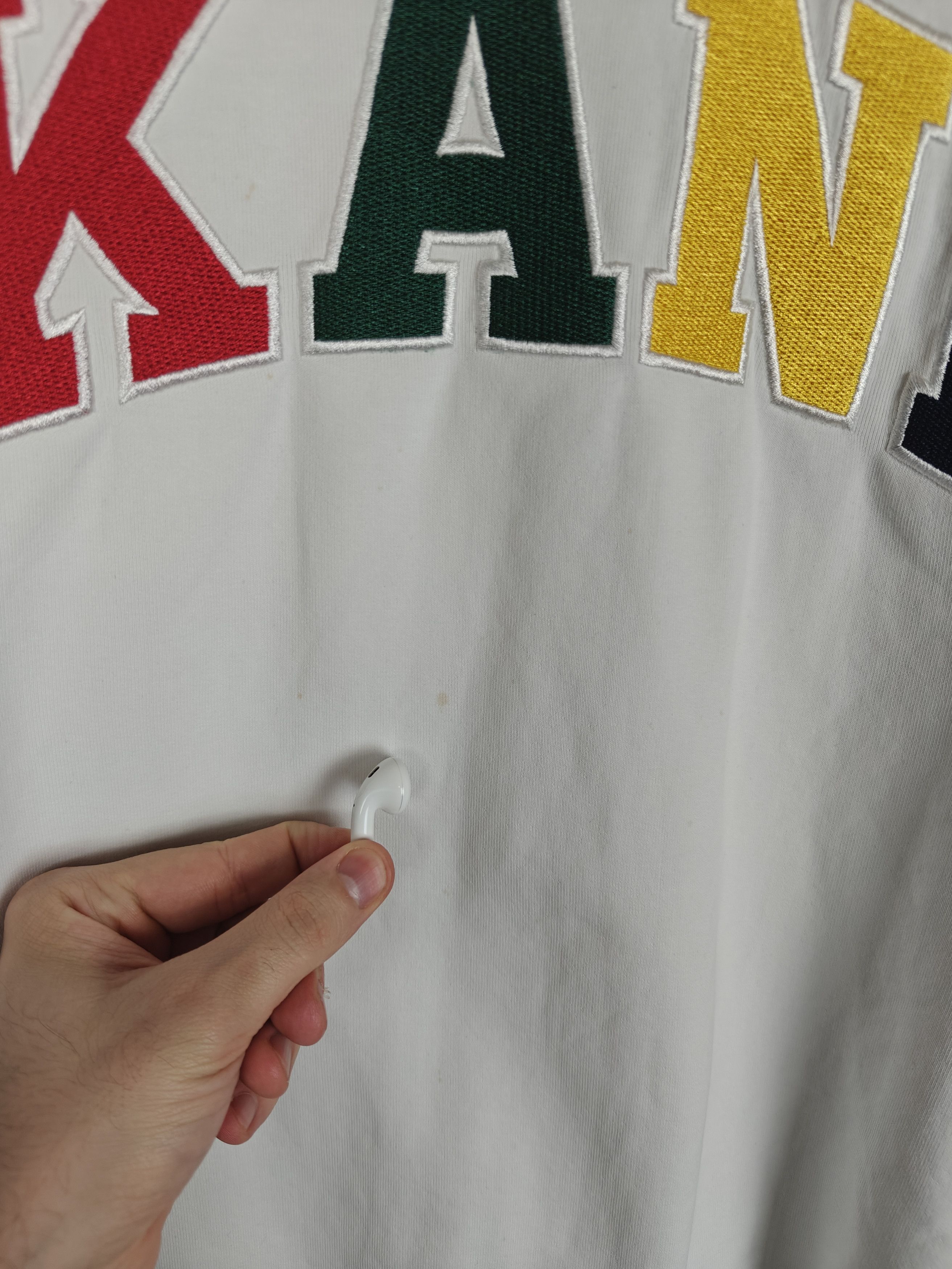 Karl Kani Karl Kani Sweatshirt Crewneck Center Logo White size M Size US M / EU 48-50 / 2 - 9 Thumbnail
