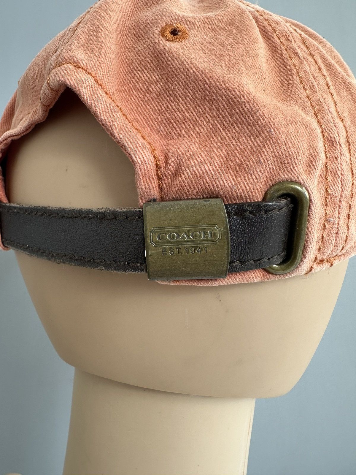 Coach Coach Dad Cap Faded Orange Size ONE SIZE - 6 Thumbnail