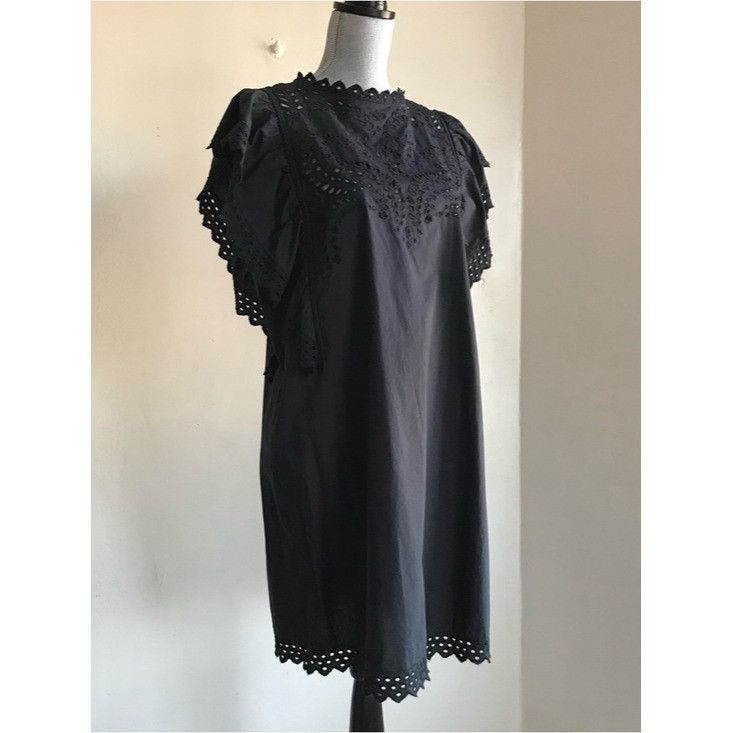 Isabel Marant Etoile Isabel Marant Etoile Scarla Eyelet Broderie Anglaise Dress 8 Size M / US 6-8 / IT 42-44 - 2 Thumbnail