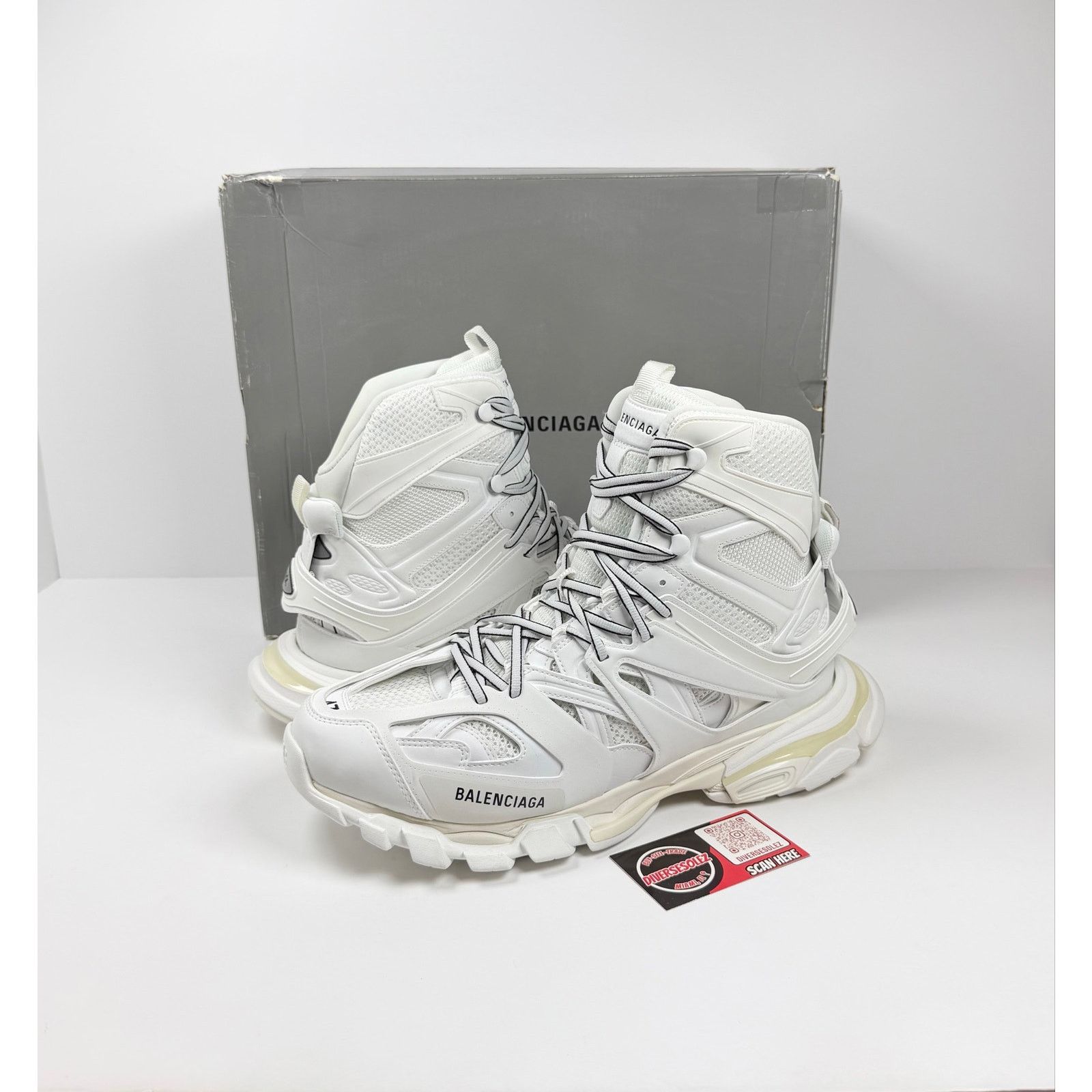 Balenciaga Size 47EU/14US - Balenciaga Track Hike High Top NEW Size US 14 / EU 47 - 1 Thumbnail