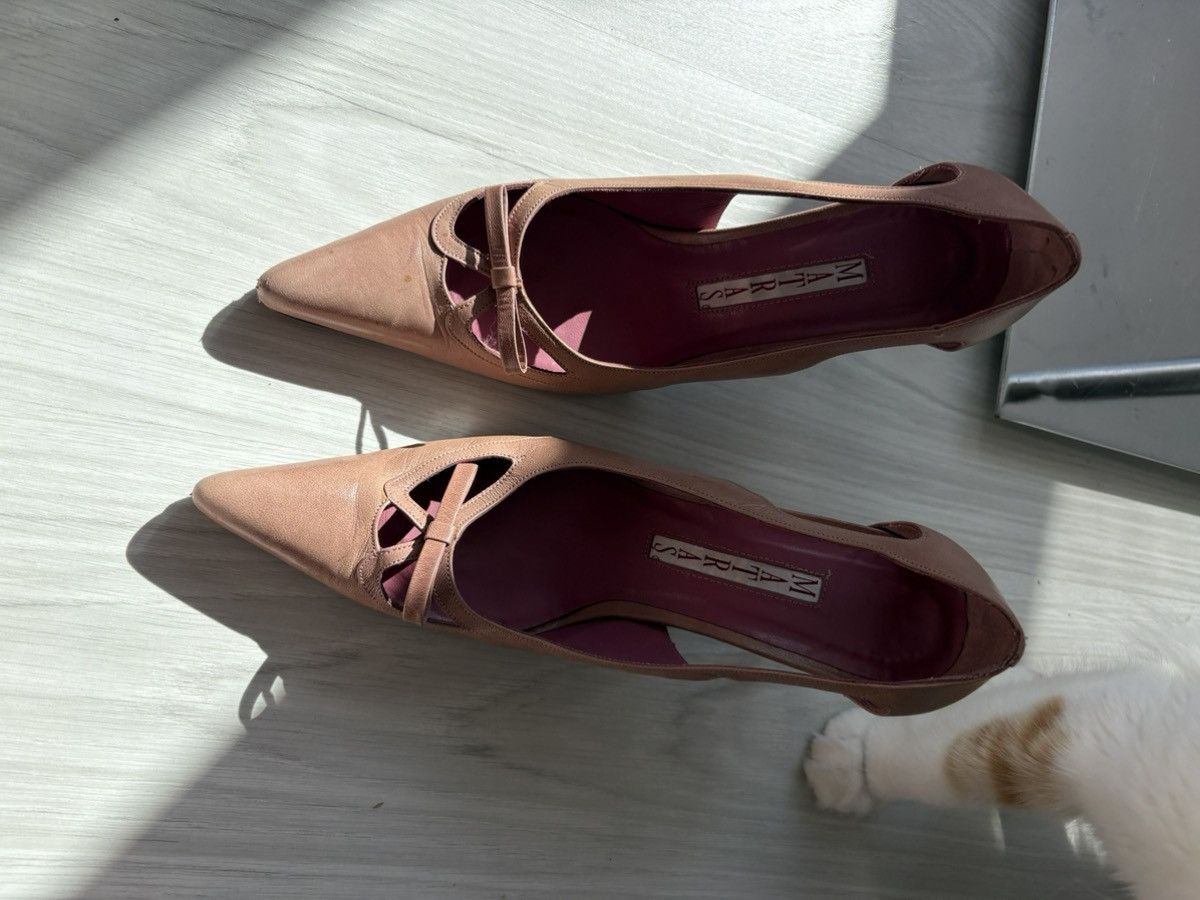 Vintage Vintage leather heels Size US 7.5 / IT 37.5 - 4 Thumbnail
