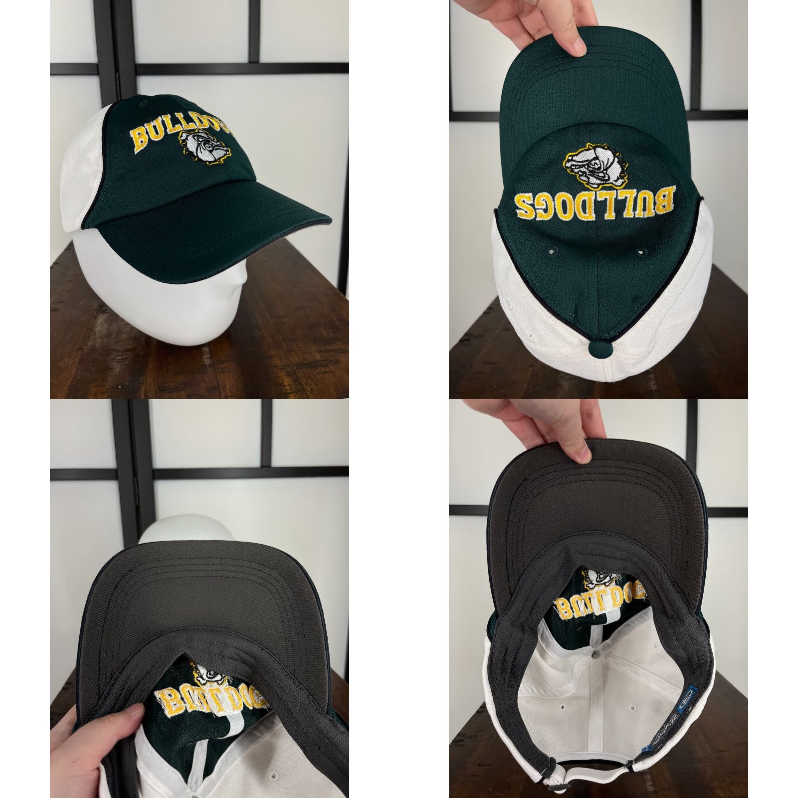 Vintage Richardson Green Baseball Cap Hat Adjustable One Size Adult Men Polyester Solid Shirt Style - Logo 90s, Casual Sports Boys Mens Size ONE SIZE - 8 Thumbnail