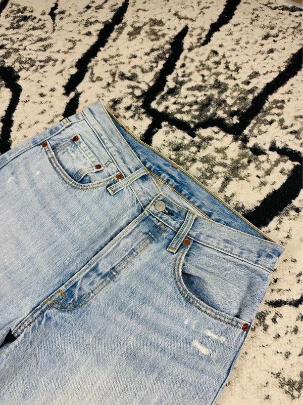 Levi's Levis 501 jeans 27 28 baby blue Size US 27 - 5 Thumbnail