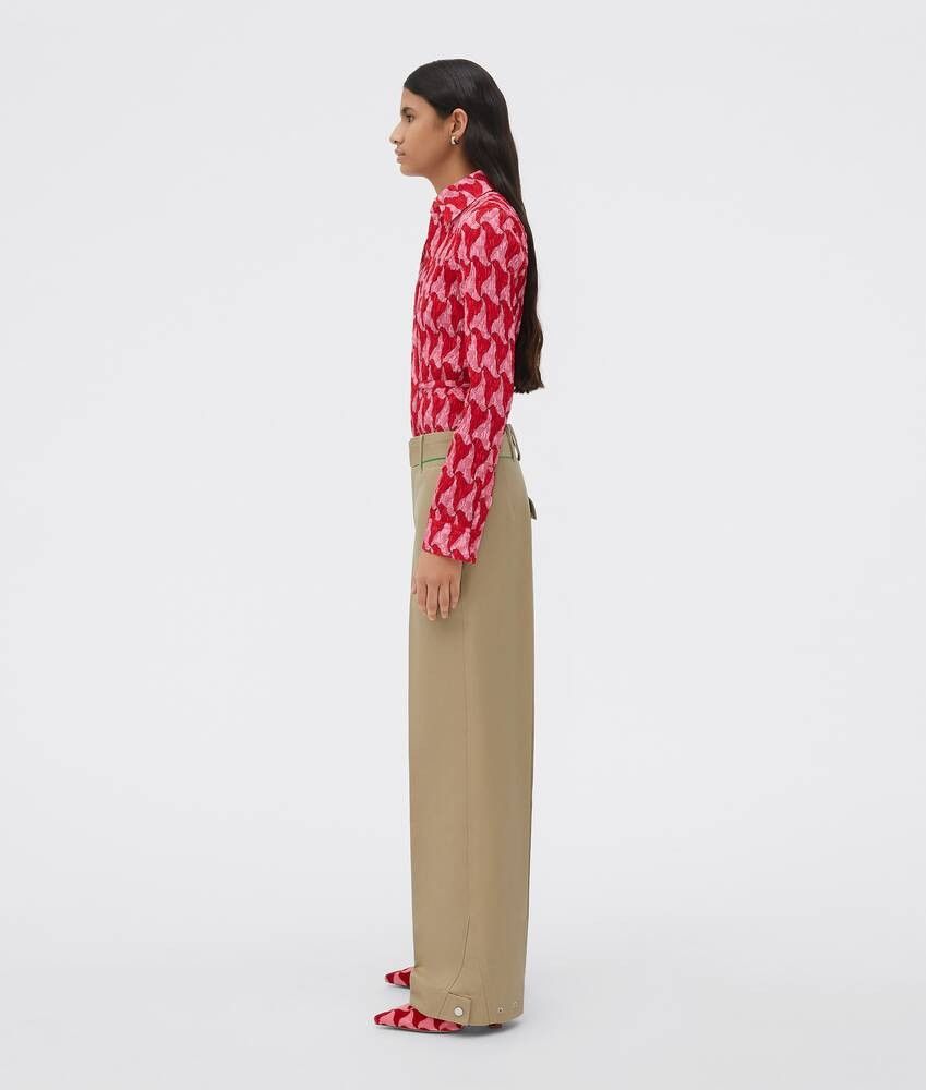 Bottega Veneta o1bcso1str0225 Shirt in Pink/Red Size S / US 4 / IT 40 - 3 Thumbnail