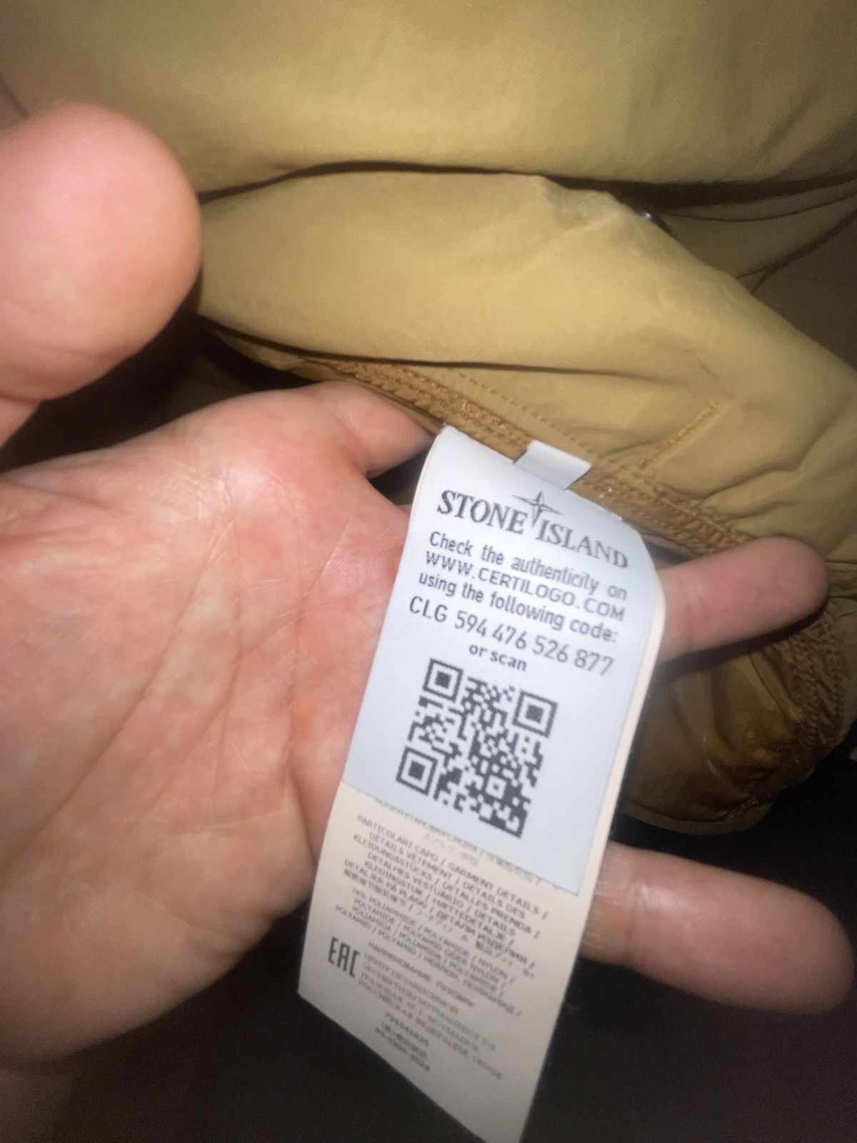 Stone Island Stone Island Loom Woven Down Jacket NO PATCH Size US L / EU 52-54 / 3 - 4 Thumbnail