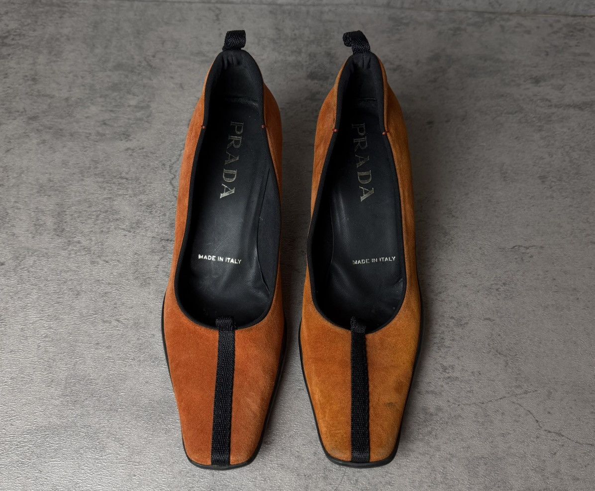 Prada PRADA - FW1999 SUEDE KITTEN HEELS Size US 6 / IT 36 - 8 Thumbnail