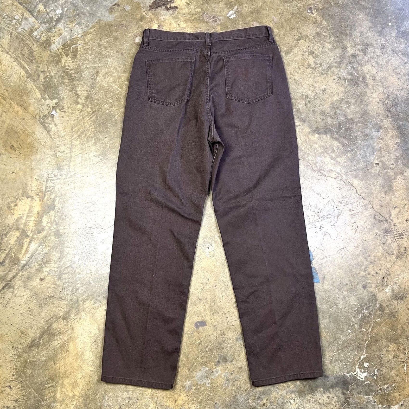 Vintage VINTAGE L.L.Bean Womens High Waist Mom Jeans 14 Regular 32x29 Brown Denim Pants Jeans Size 36" / US 14 / IT 50 - 3 Thumbnail
