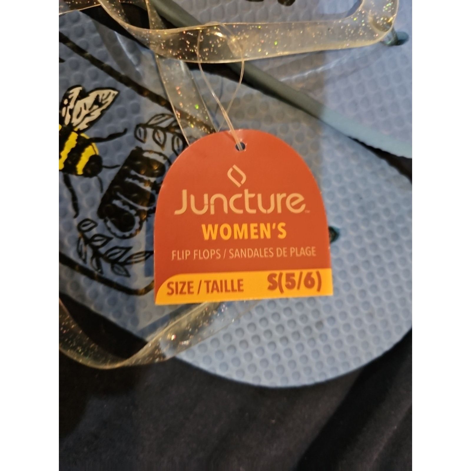 Other Juncture Women's 5/6 Flip Flops / Sandals Size US 5 / IT 35 - 3 Thumbnail
