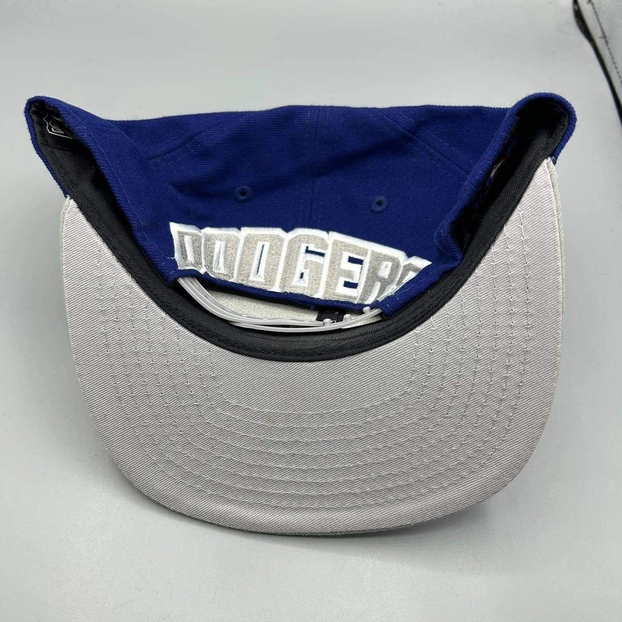 New Era Los Angeles LA Dodgers Hat Men Blue Gray Snap Back Cap Size ONE SIZE - 5 Thumbnail