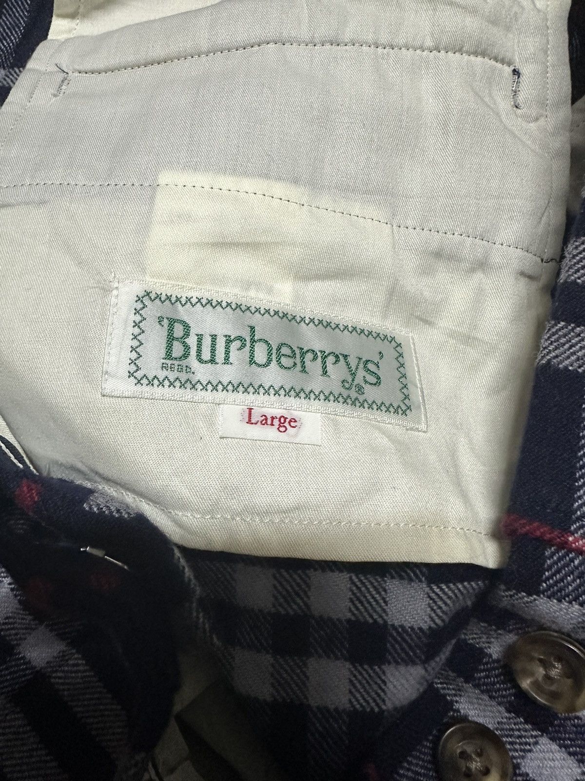 Burberry Vintage Burberrys checkerd cropped wide pants Size US 30 / EU 46 - 5 Thumbnail