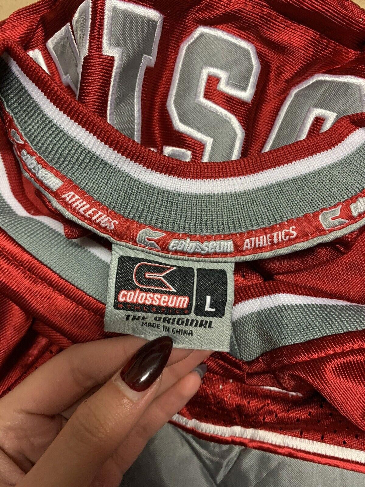 Designer Colosseum Athletics Ohio State #7 Football Red Jersey Size L Size ONE SIZE - 6 Thumbnail
