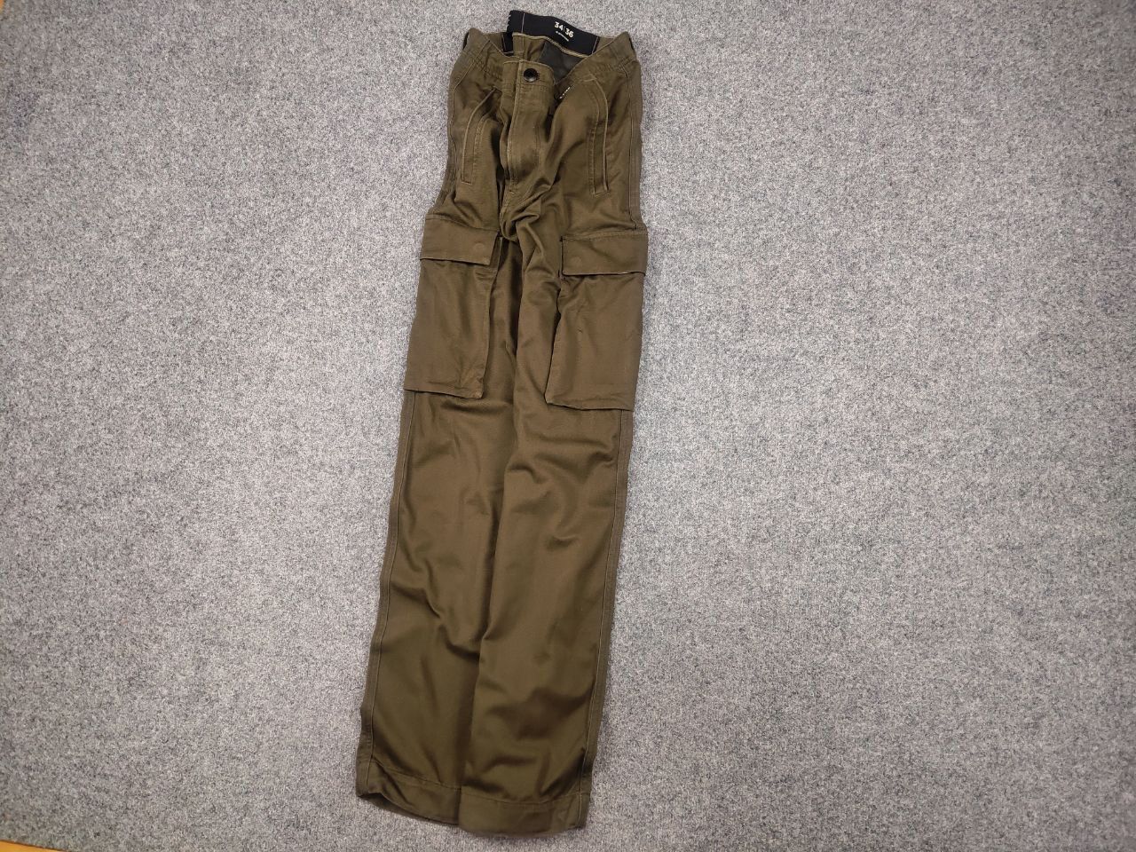 G-Star G Star Raw Renato Straight Military green Canvas Cargo Pants Size US 34 / EU 50 - 3 Thumbnail