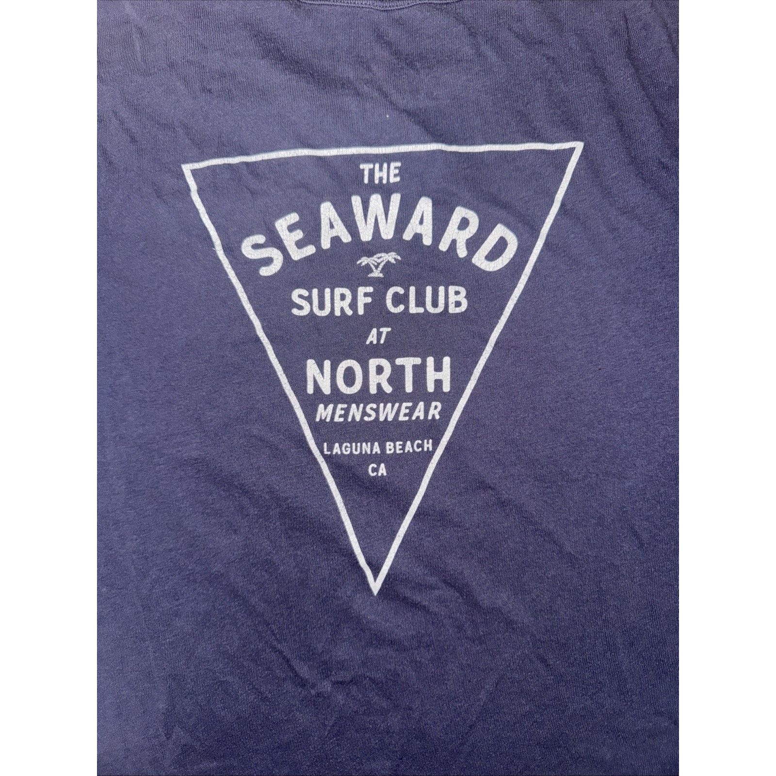 Vintage The Seaward Surf Club T-Shirt Navy XL 22x26 French Terry Size US XL / EU 56 / 4 - 6 Thumbnail