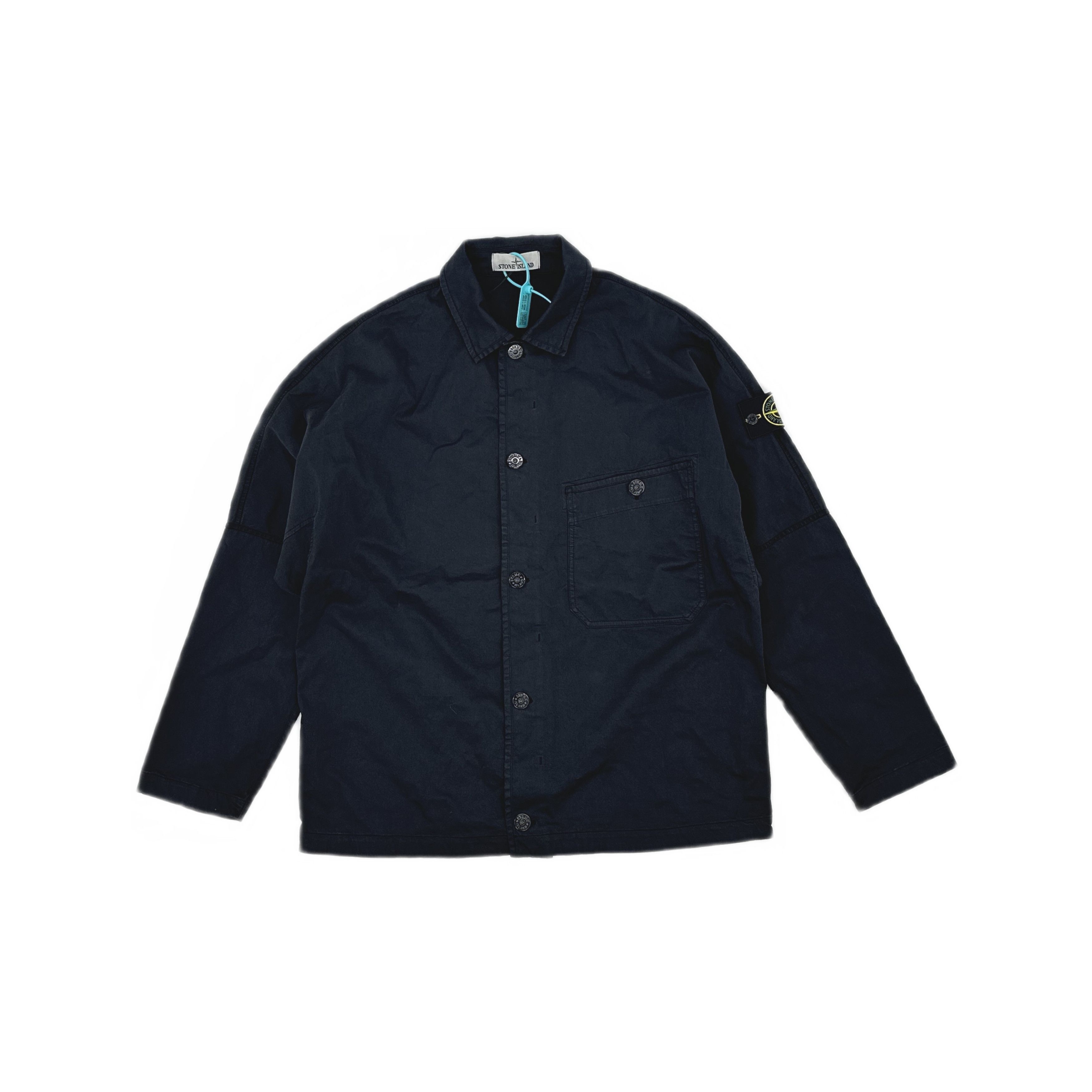 Stone Island Stone Island Button Up Jacket Black Size M Size US M / EU 48-50 / 2 - 1 Thumbnail