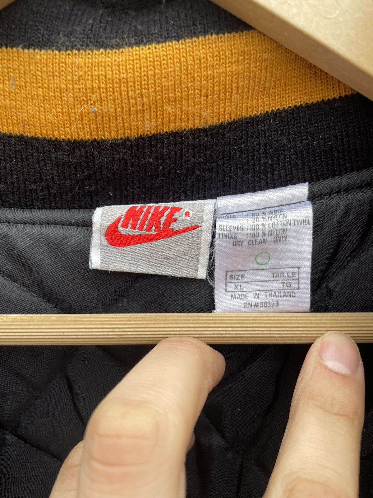 Nike Vintage Nike Urban Jungle Just Do It Spike Lee Wool Varsity Size US L / EU 52-54 / 3 - 3 Thumbnail
