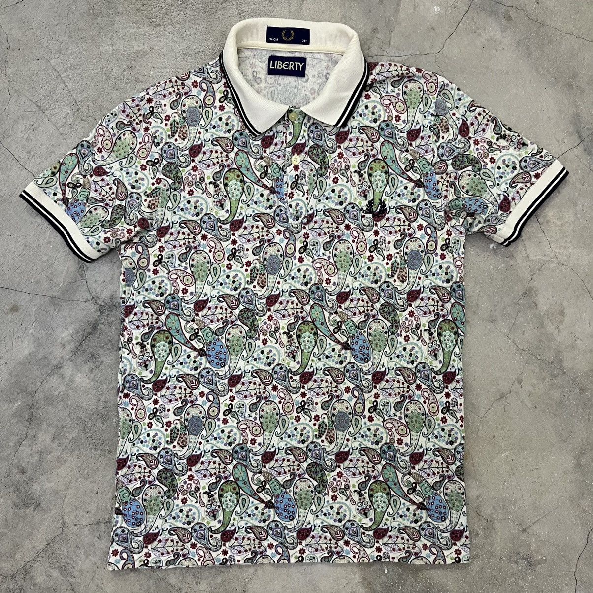 Fred Perry Fred Perry Liberty Of London Blank Canvas Polo Shirt Size US M / EU 48-50 / 2 - 1 Thumbnail