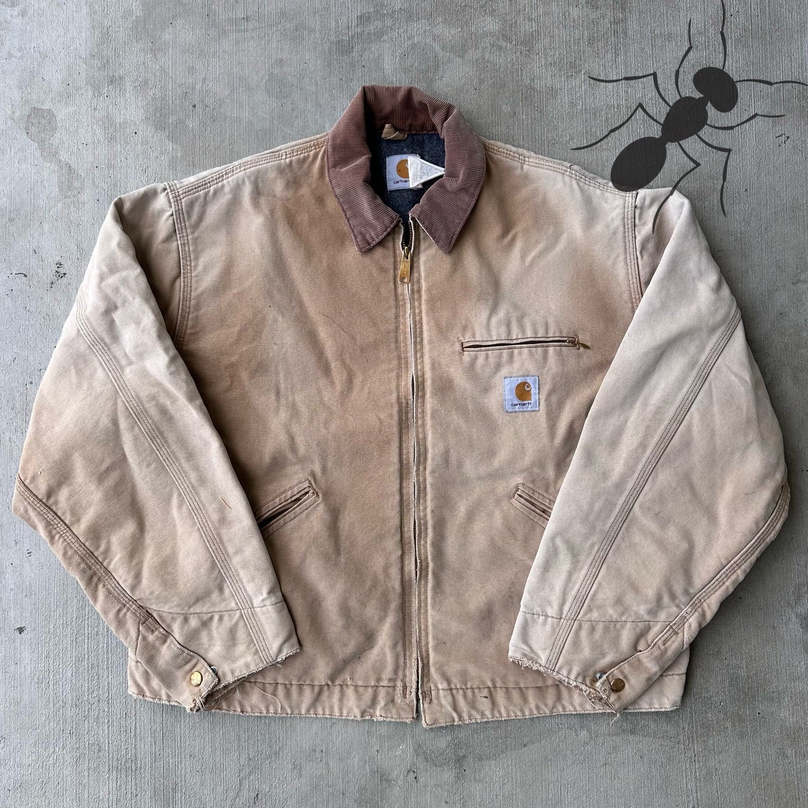 Carhartt × Vintage Brown Detroit Carhartt Jacket Vintage