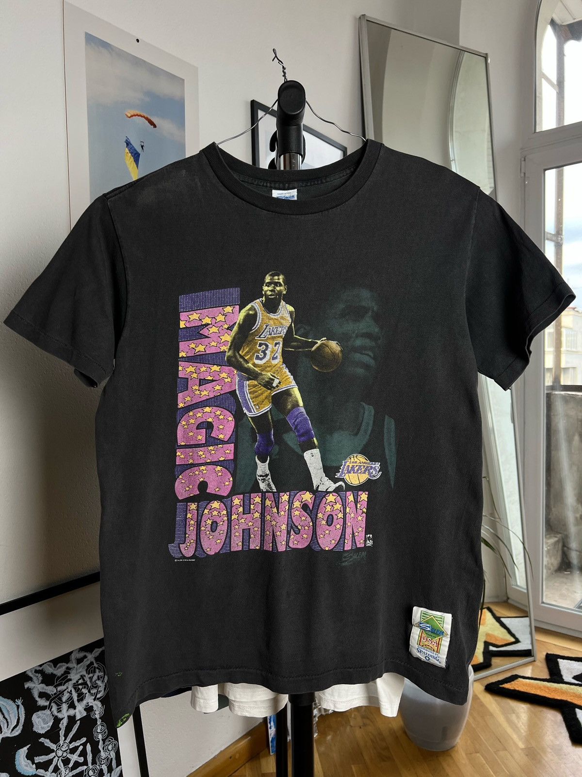 NBA Vintage Magic Johnson Lakers T-Shirt Size US L / EU 52-54 / 3 - 1 Thumbnail