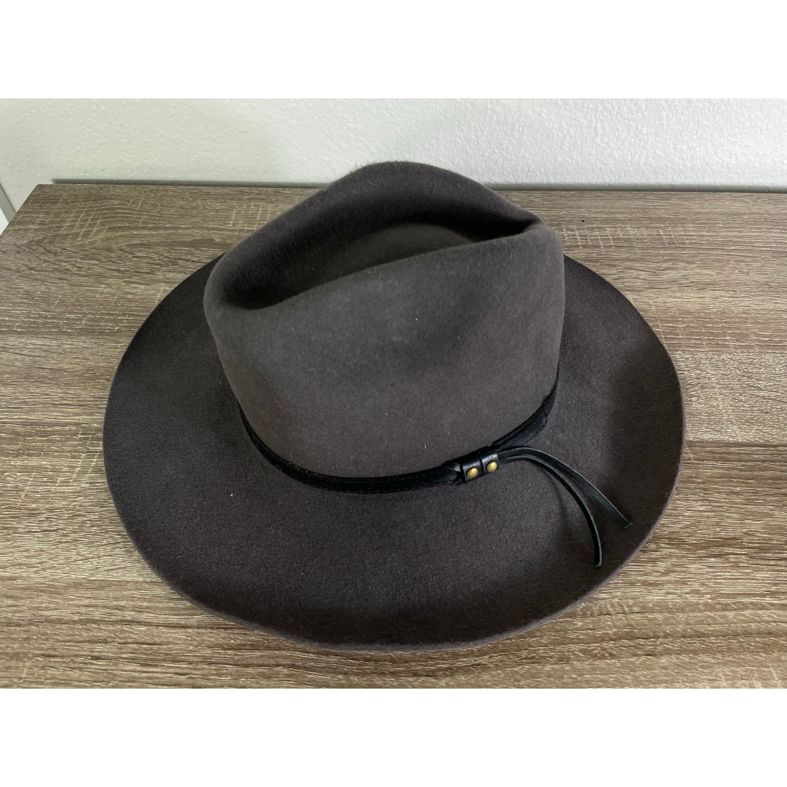 Vintage A. Adams & Spire Fur Felt Western Cowboy Hat Gray Size ONE SIZE - 3 Thumbnail