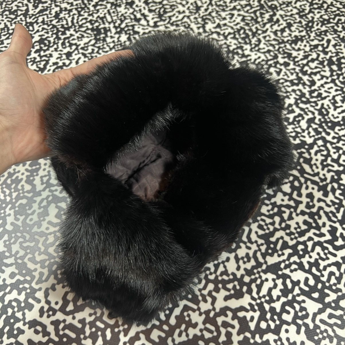 Japanese Brand Vintage 90s Fur Alt Ushanka Trapper Hat Mohair Style Retro Size ONE SIZE - 9 Thumbnail