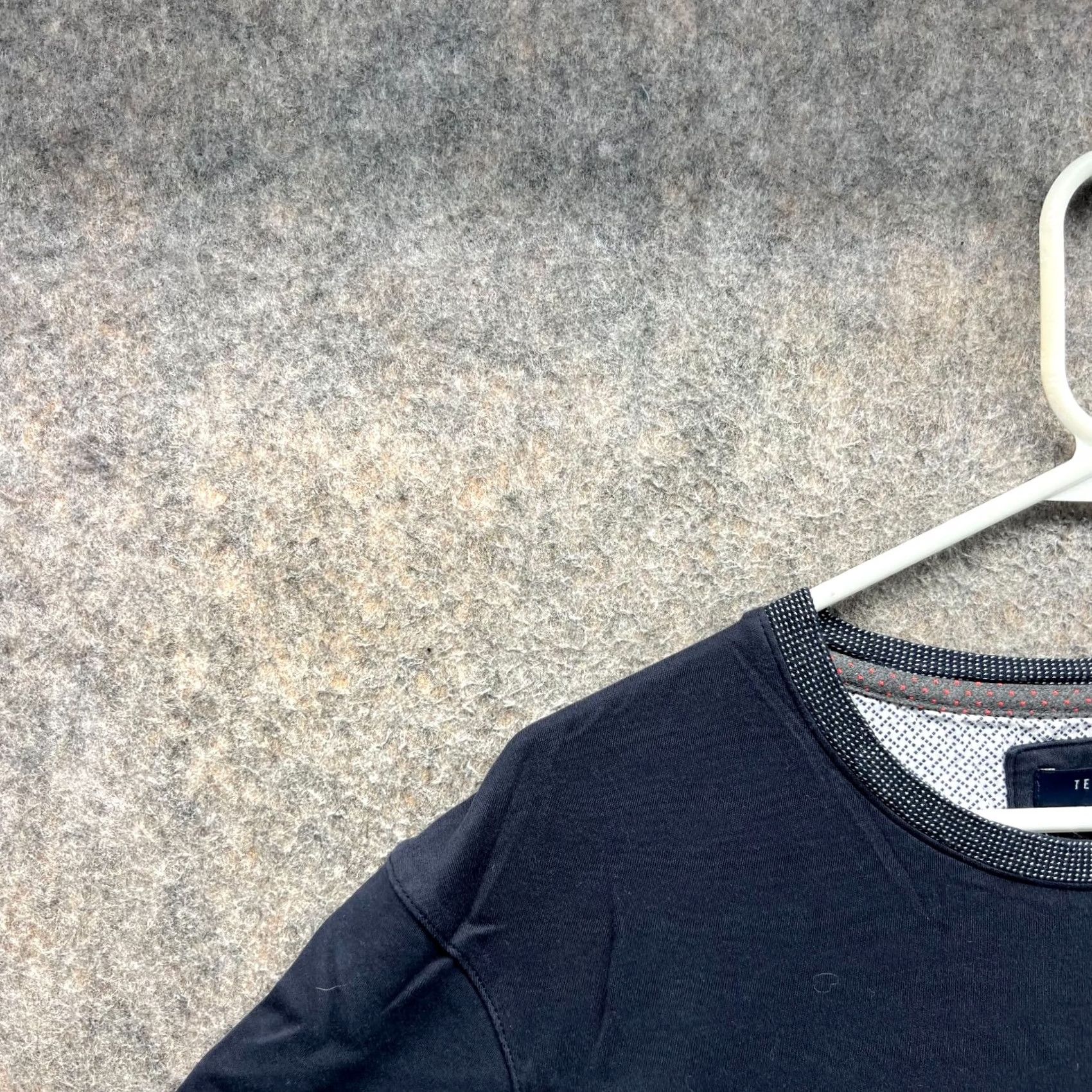 Ted Baker Ted Baker Shirt Men Large 5 Blue Navy Core Classic Crewneck Lounge Tee Cotton Size US L / EU 52-54 / 3 - 5 Thumbnail