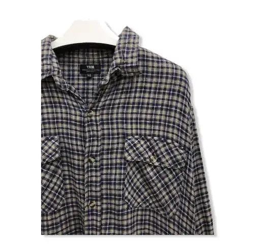 Flannel × Vintage Vintage Y.O.M Plaid Tartan Flannel Shirt 👕 Size US L / EU 52-54 / 3 - 2 Thumbnail