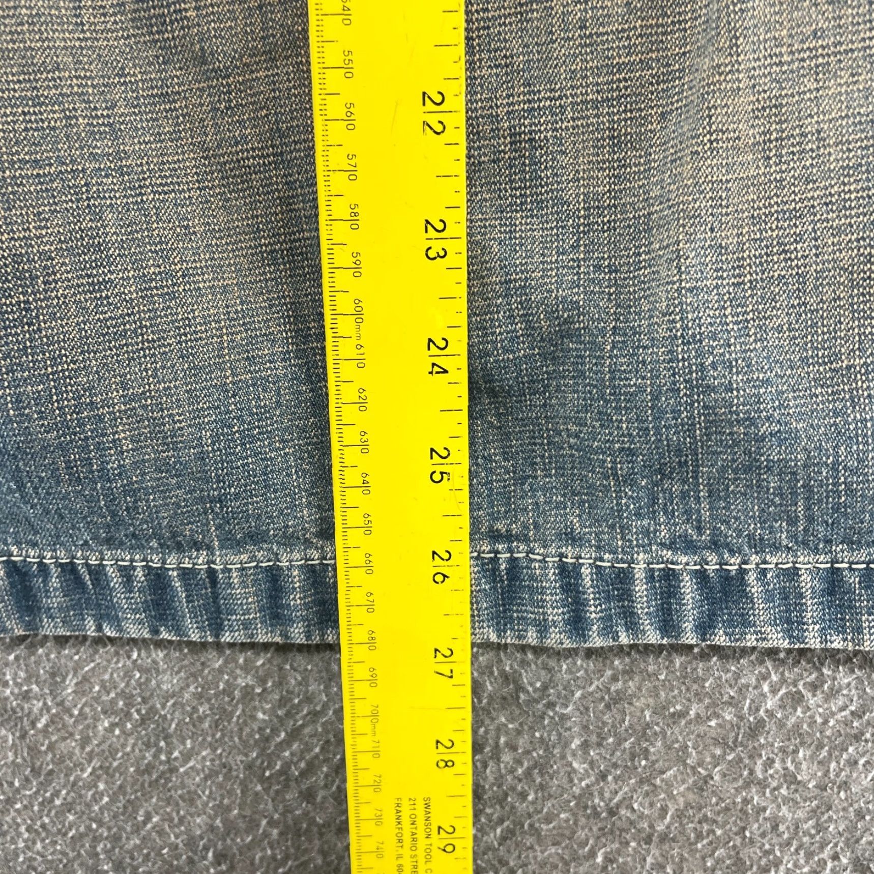 Vintage VINTAGE Baggy Jean Shorts Mens 38 Blue Patchwork Jorts Wide Leg Medium Wash 90s Size US 38 / EU 54 - 6 Thumbnail