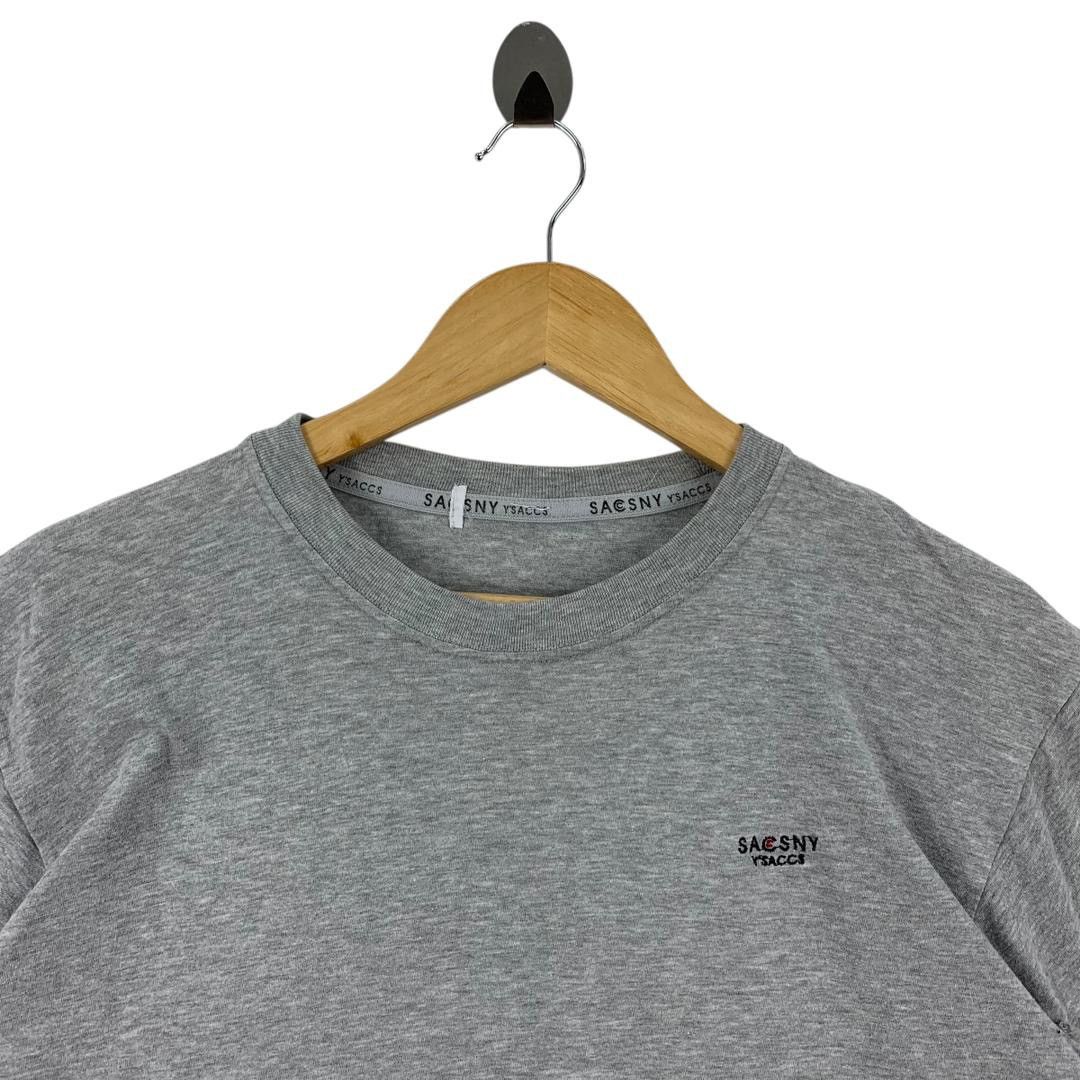 Japanese Brand × Yohji Yamamoto Vintage SACSNY Y’ SACS small embroidery logo tee Size US M / EU 48-50 / 2 - 2 Thumbnail