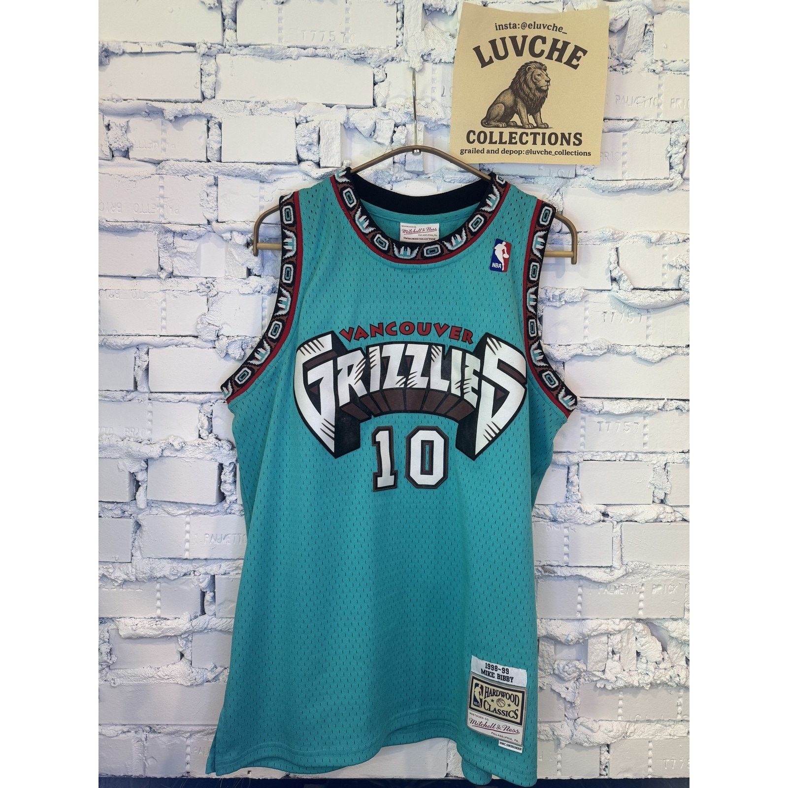 Mitchell & Ness Vintage Vancouver Grizzlies Jersey XL NBA Mike Bibby 90s Size US XL / EU 56 / 4 - 1 Thumbnail