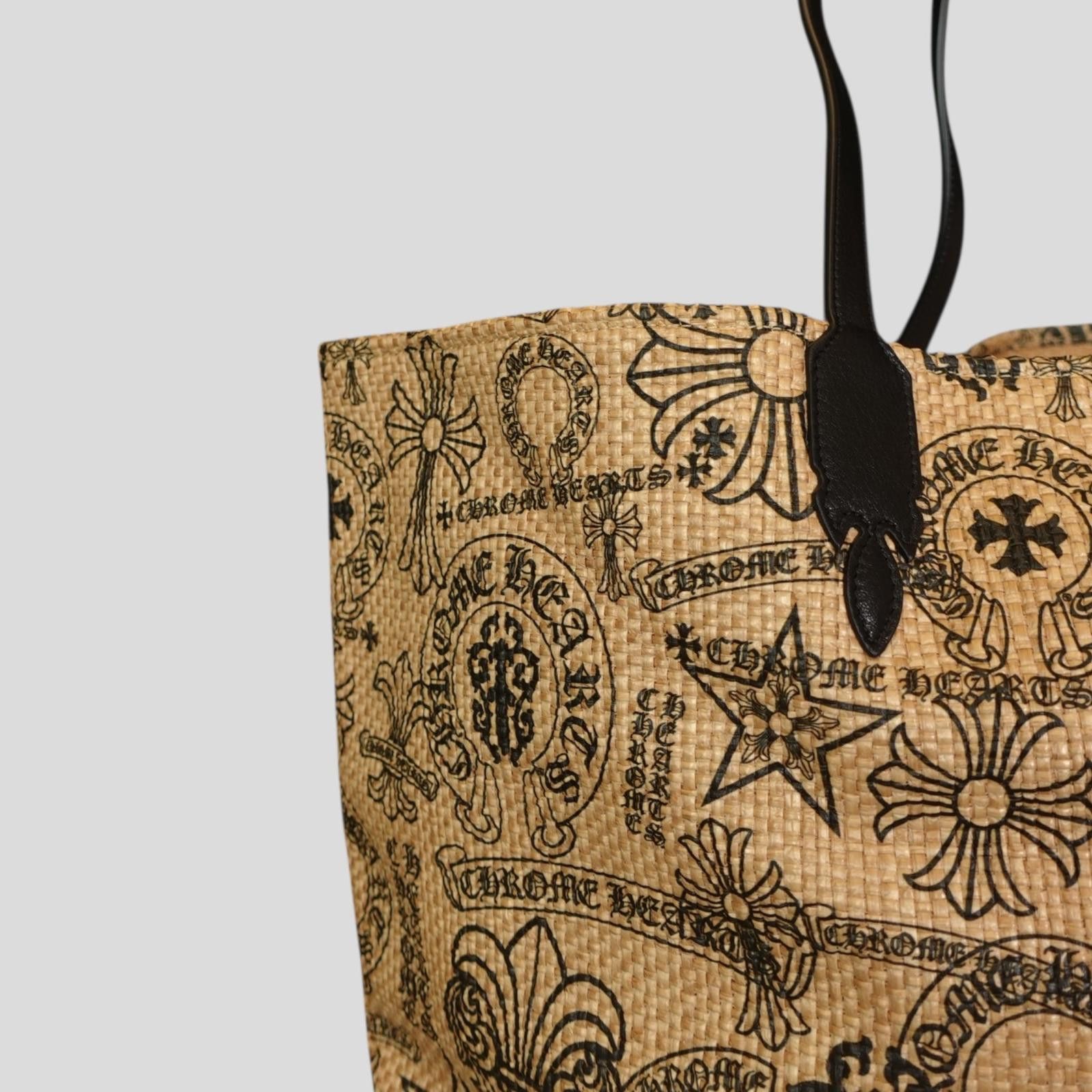 Chrome Hearts Chrome Hearts Stencil Beach Bag in Tan Size ONE SIZE - 2 Thumbnail