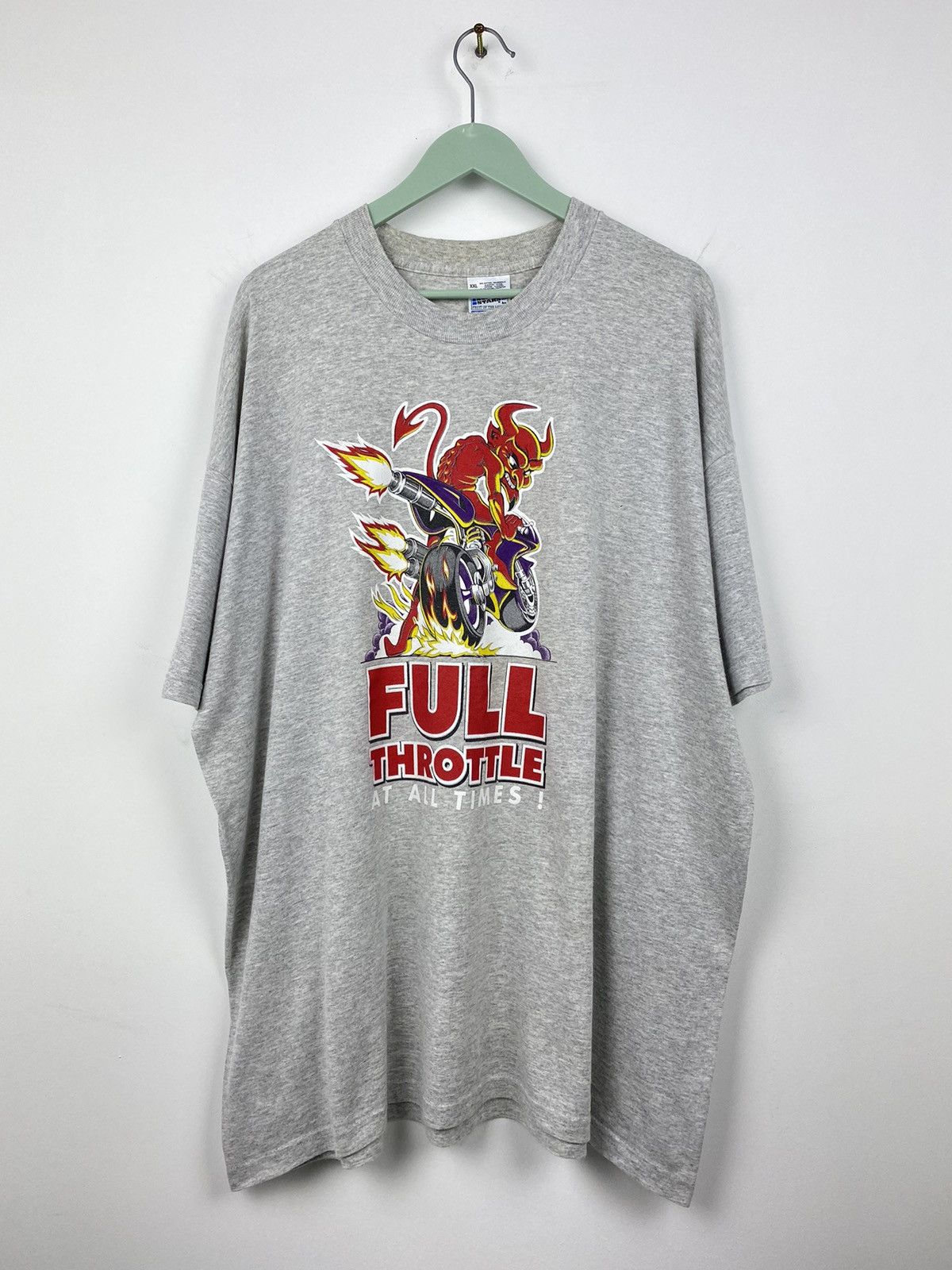West Coast Choppers Vintage Full Throttle Devil Y2K T Shirt Tee Choppers Size US XXL / EU 58 / 5 - 1 Thumbnail