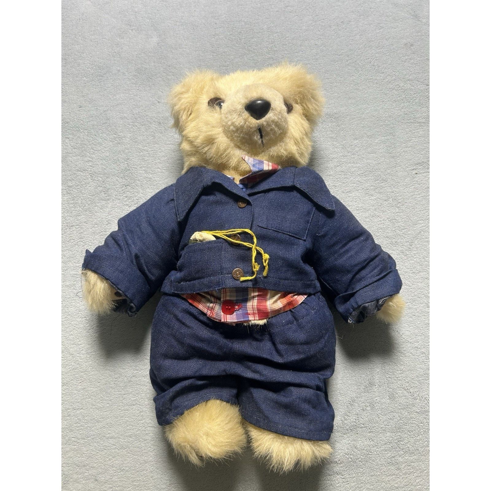 Polo Ralph Lauren VINTAGE STEIFF WHITE MOHAIR TEDDY BEAR LONG F EAR BUTTON 20" Size ONE SIZE - 18 Thumbnail
