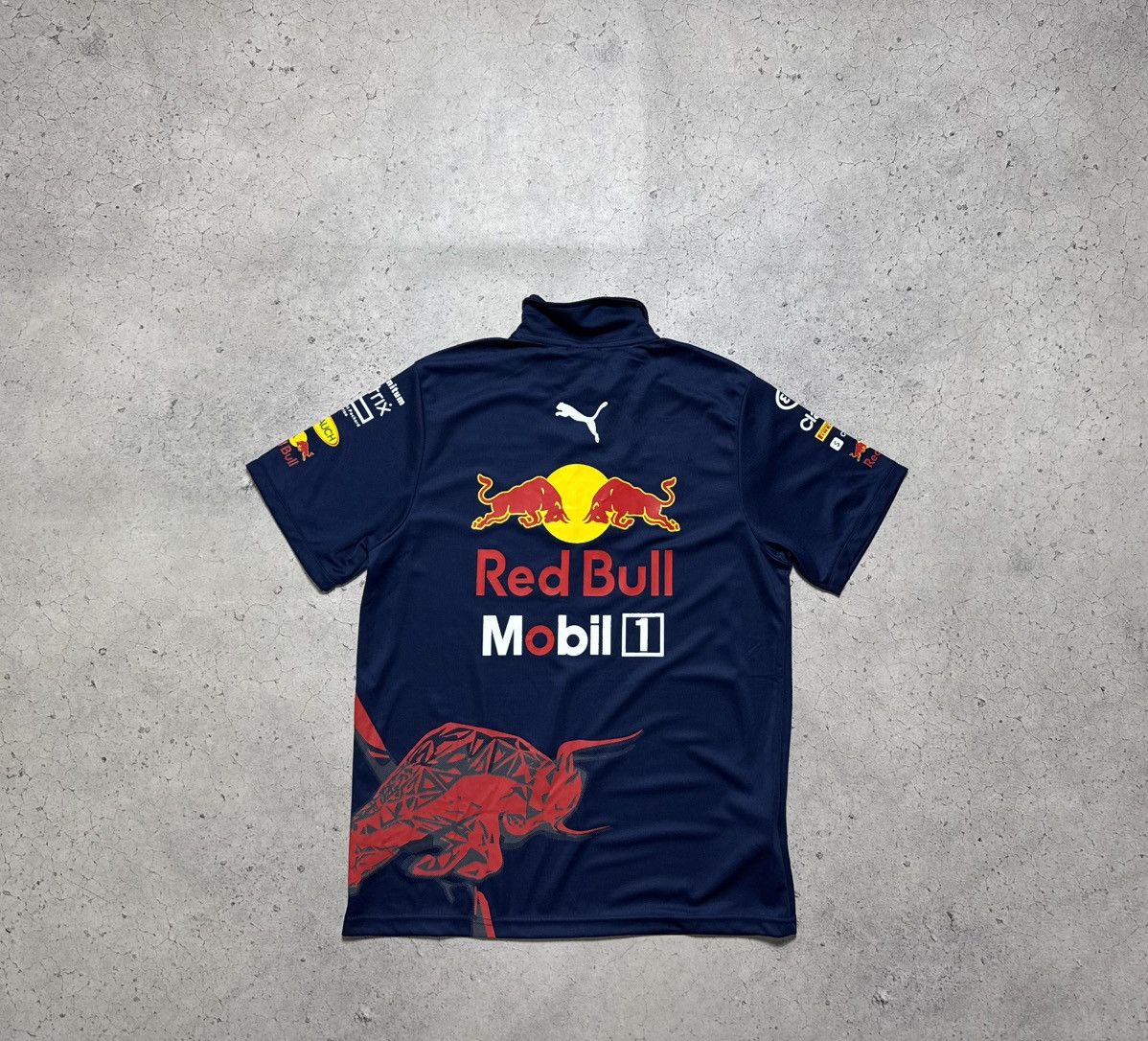 Puma Puma Red Bull Racing Vintage Polo Shirt Navy Size US S / EU 44-46 / 1 - 1 Thumbnail