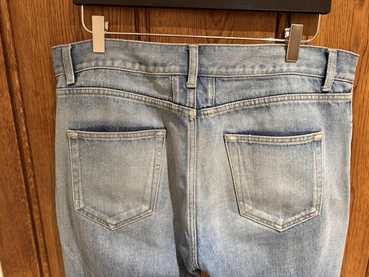 Saint Laurent Paris SS16 Saint Laurent D10 knee rip jeans Hedi 33 grail slim Size US 33 - 19 Thumbnail