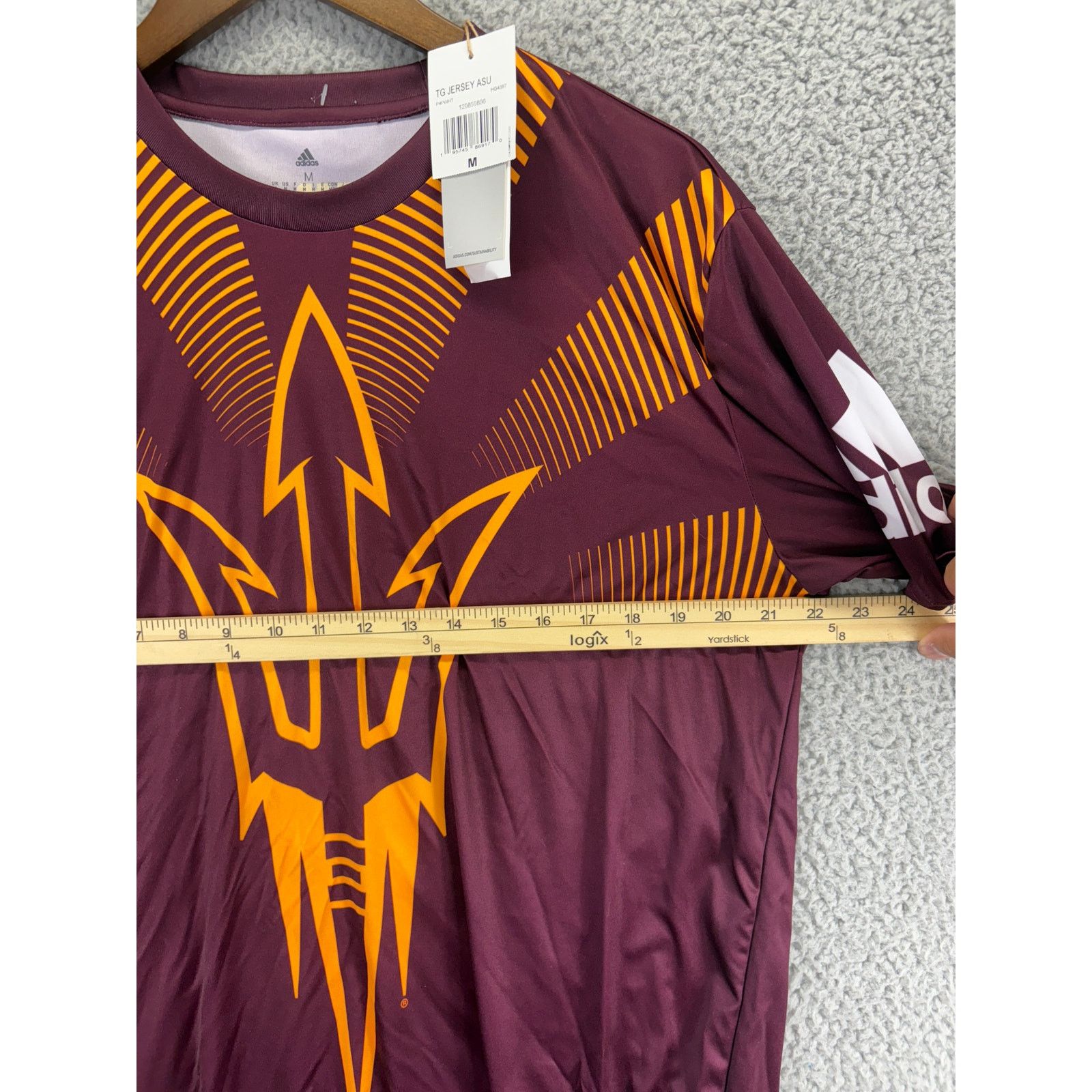Adidas Adidas Jersey ASU Soccer Jersey Men Medium Arizona Sun Devil Size US M / EU 48-50 / 2 - 5 Thumbnail