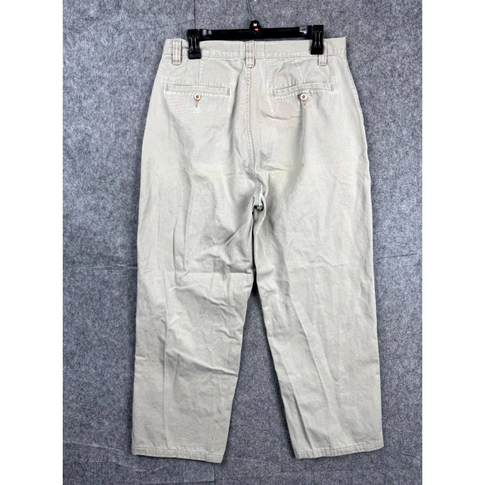 Anchor Blue VINTAGE Anchor Blue Pants Mens 32x32 Beige Baggy 90s Grunge Hip Hop Chino Wide-Leg Relaxed 25 Inseam Mens Size US 32 / EU 48 - 2 Thumbnail