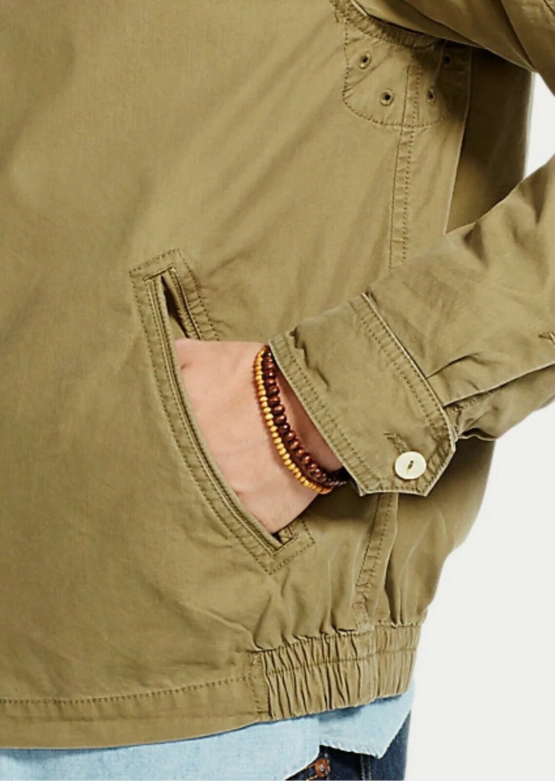 Polo Ralph Lauren 🧥 Polo Ralph Lauren Lightweight Hooded Jacket Olive Green Size US S / EU 44-46 / 1 - 5 Thumbnail